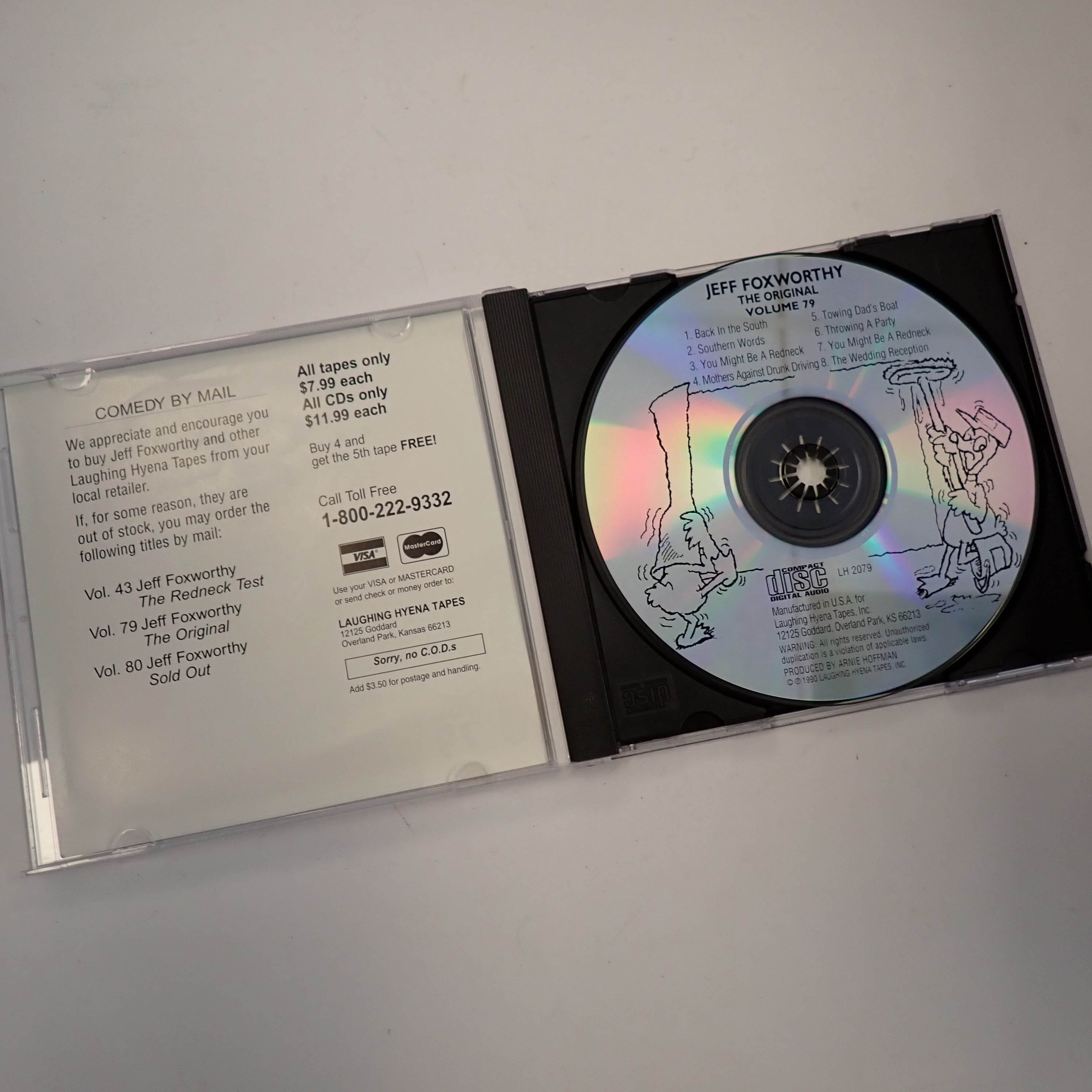 Laughing Hyena: Jeff Foxworthy 1989 CD