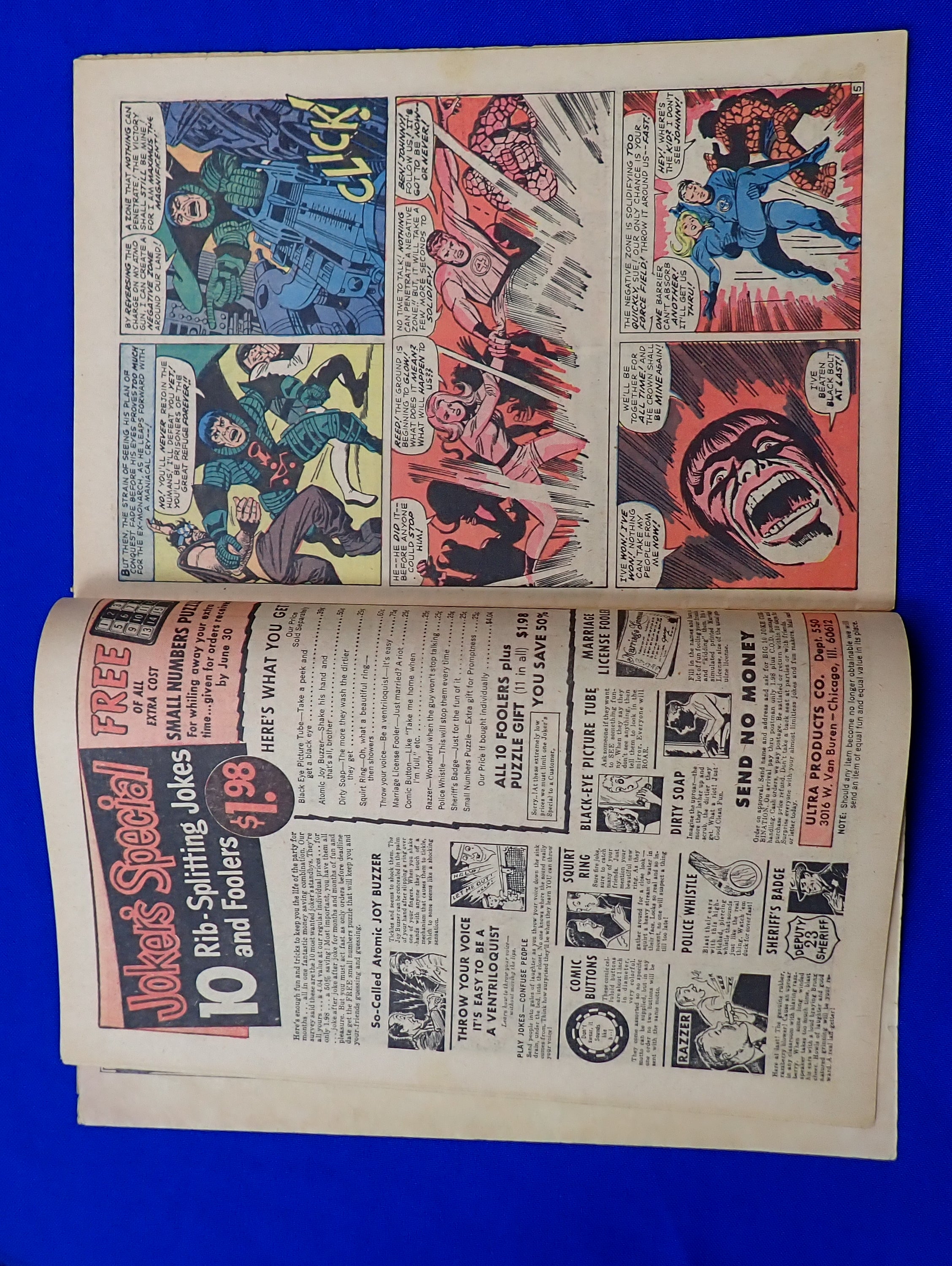 Fantastic Four #48 (1966) - VG- (3.5) - 1st Silver Surfer