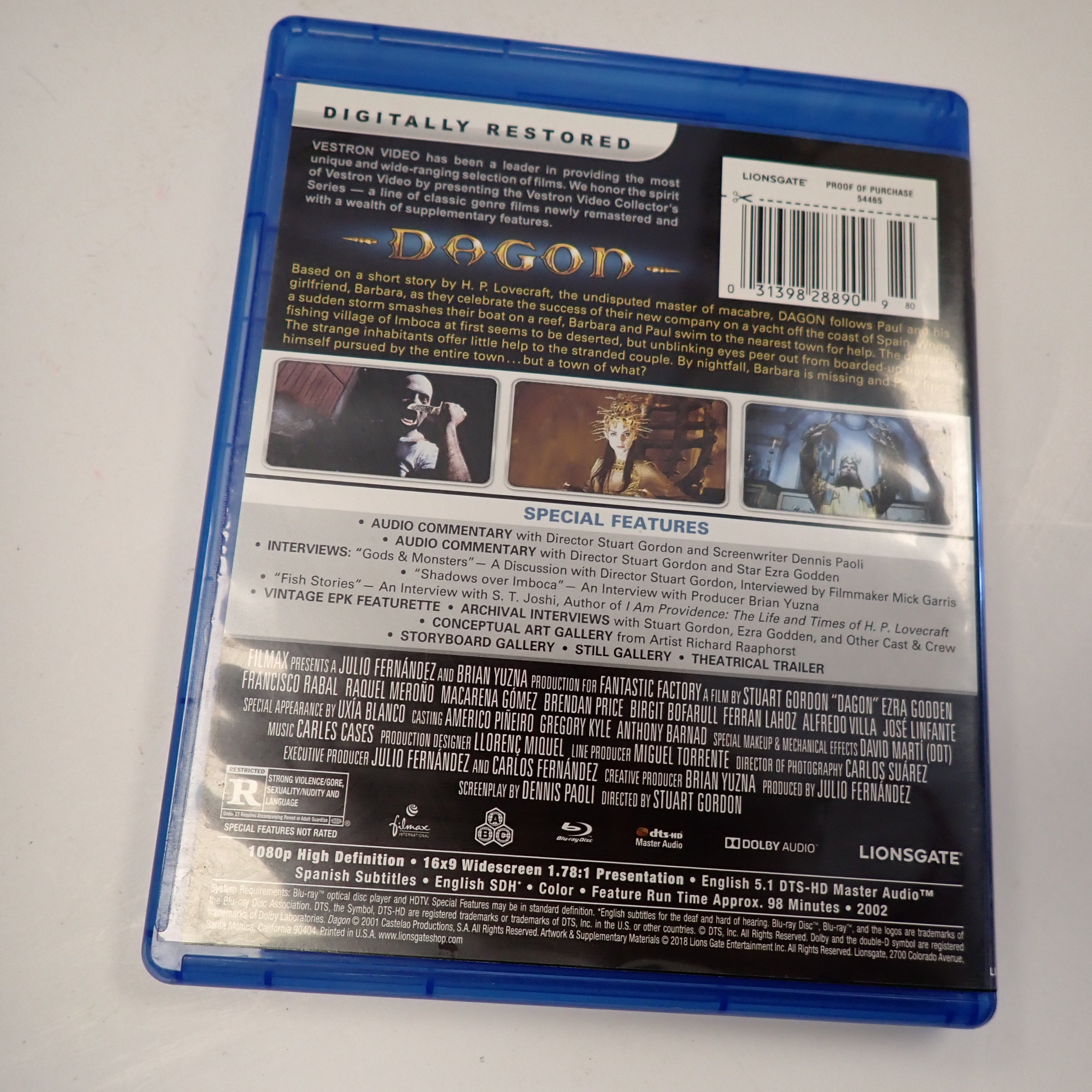 H.P. Lovecraft's Dagon - Blu-Ray