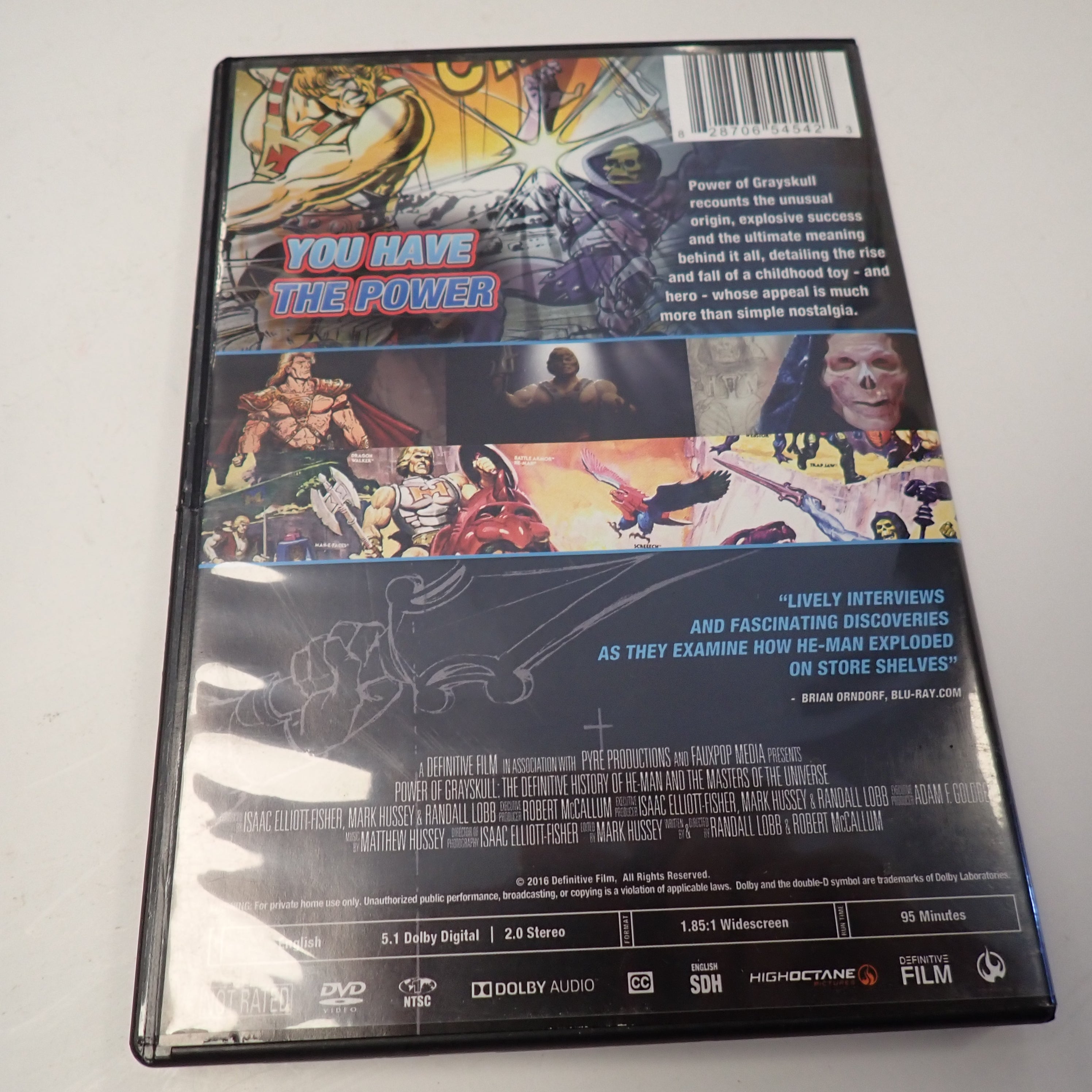 Power of Grayskull: Definitive History of He-Man DVD