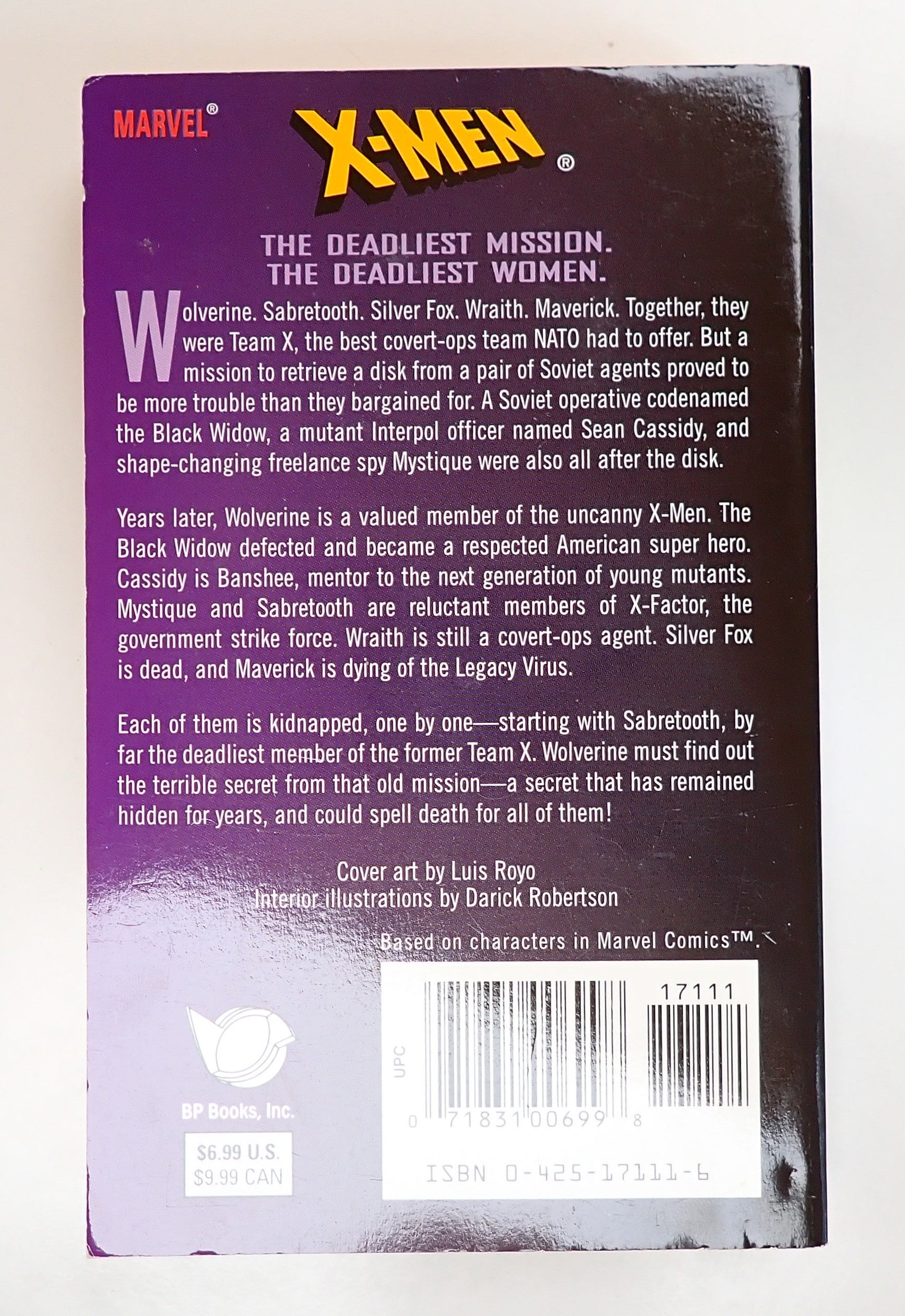 X-Men: Codename Wolverine (1998) - Pocket Novel [Pre-Owned]