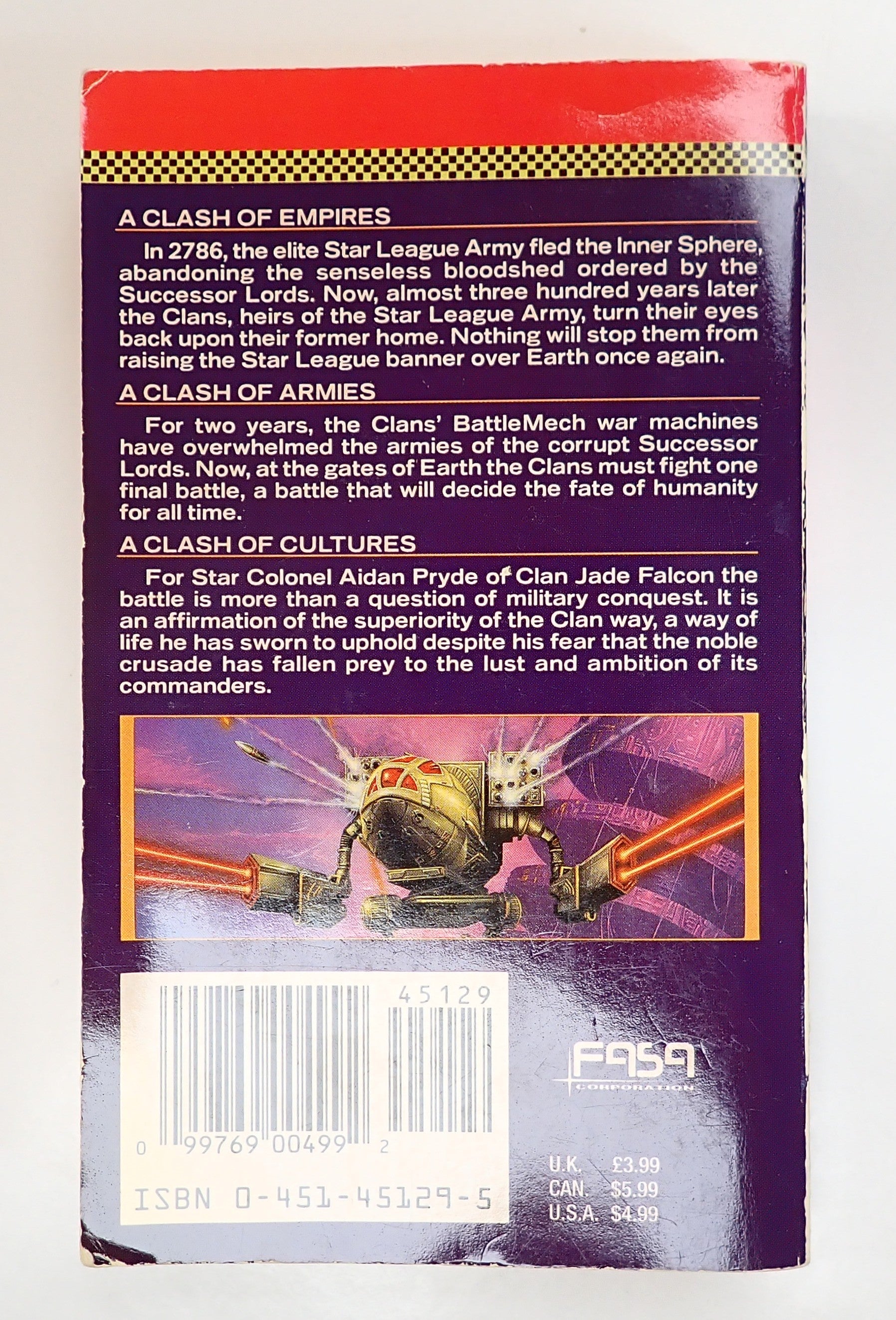 Battletech: Falcon Guard (1991) - Pocket Novel [Pre-Owned]