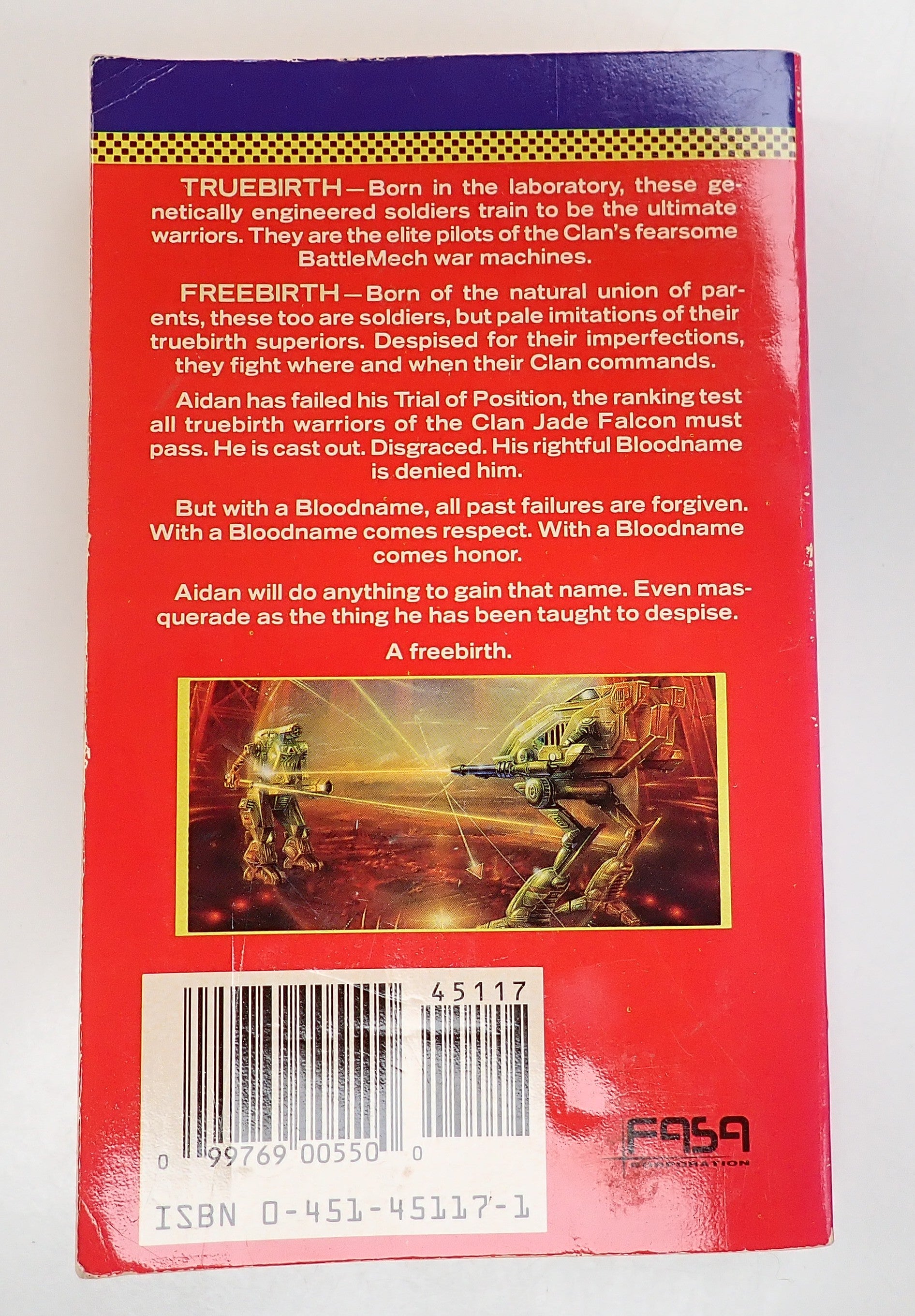 Battletech: Blood-Name (1991) - Pocket Novel [Pre-Owned]