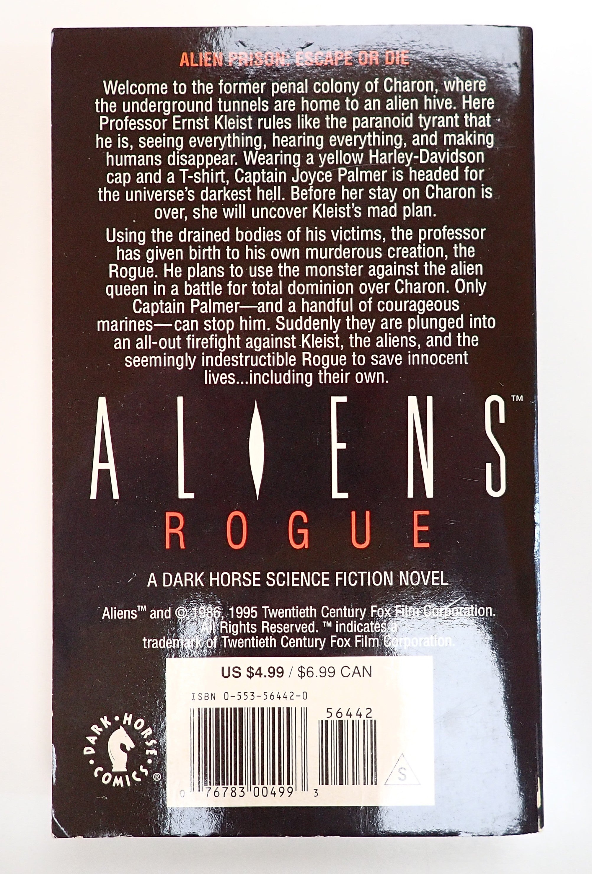 Aliens: Rogue (1995) - Pocket Novel [Pre-Owned]
