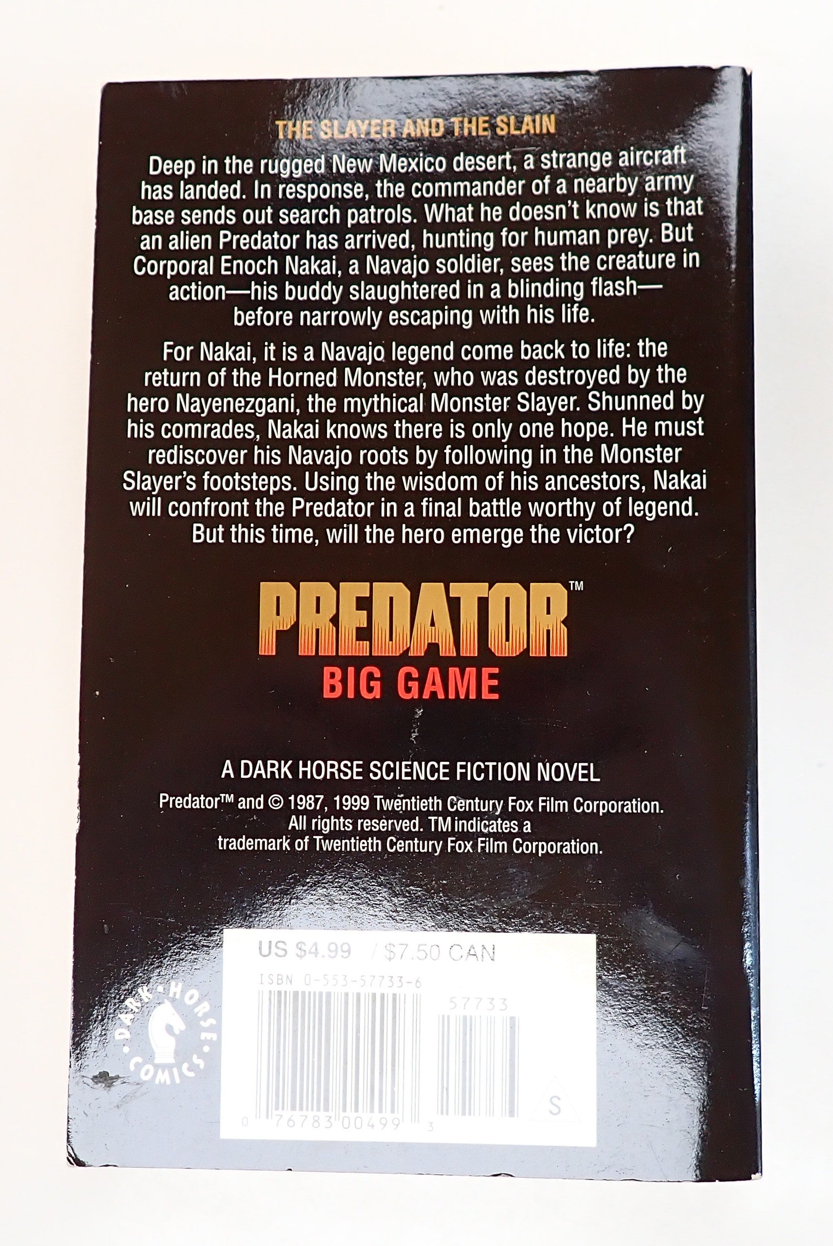 Predator: Cold War (1997) - Pocket Novel [Pre-Owned]