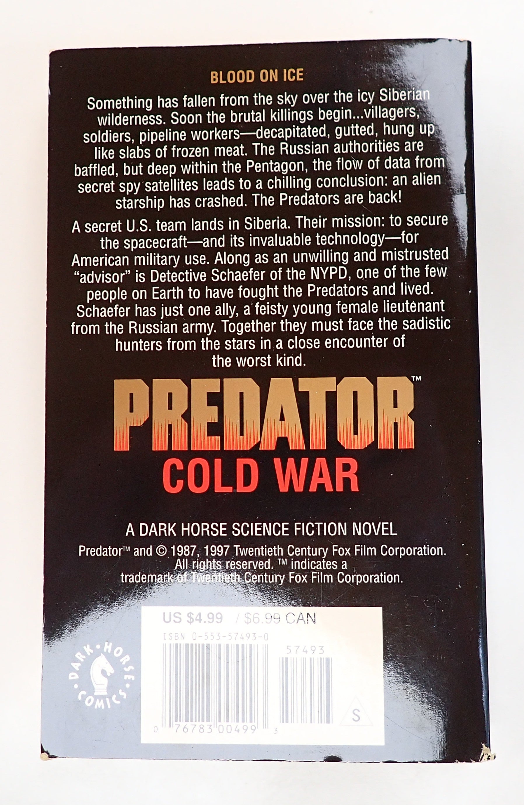 Predator: Big Game (1999) - Pocket Novel [Pre-Owned]