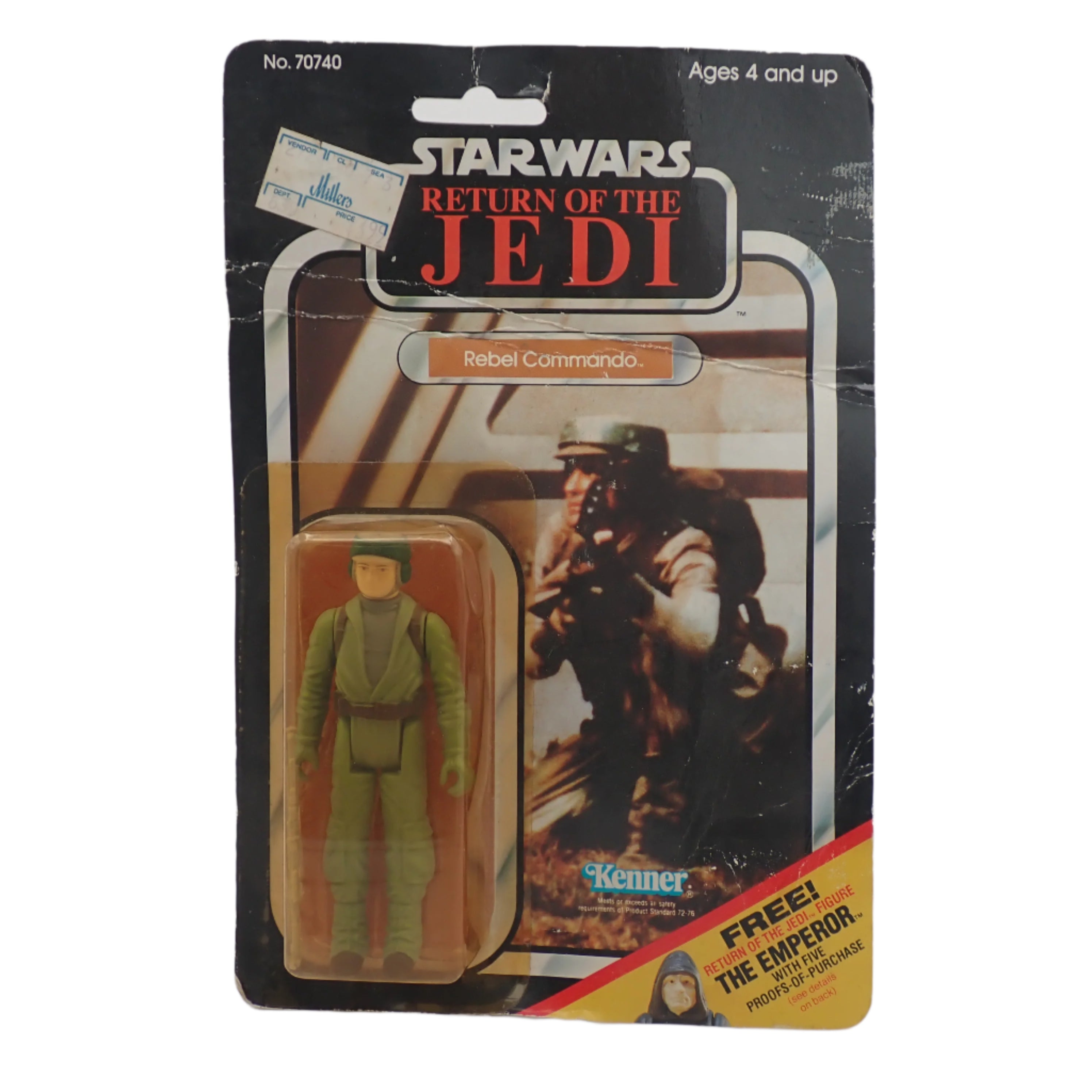 Rebel Commando [1983] - 65 Figure Card Back
