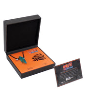 Naruto First Hokage Necklace With Nine Tail Pin Set Collector's Box [Pre-Owned]
