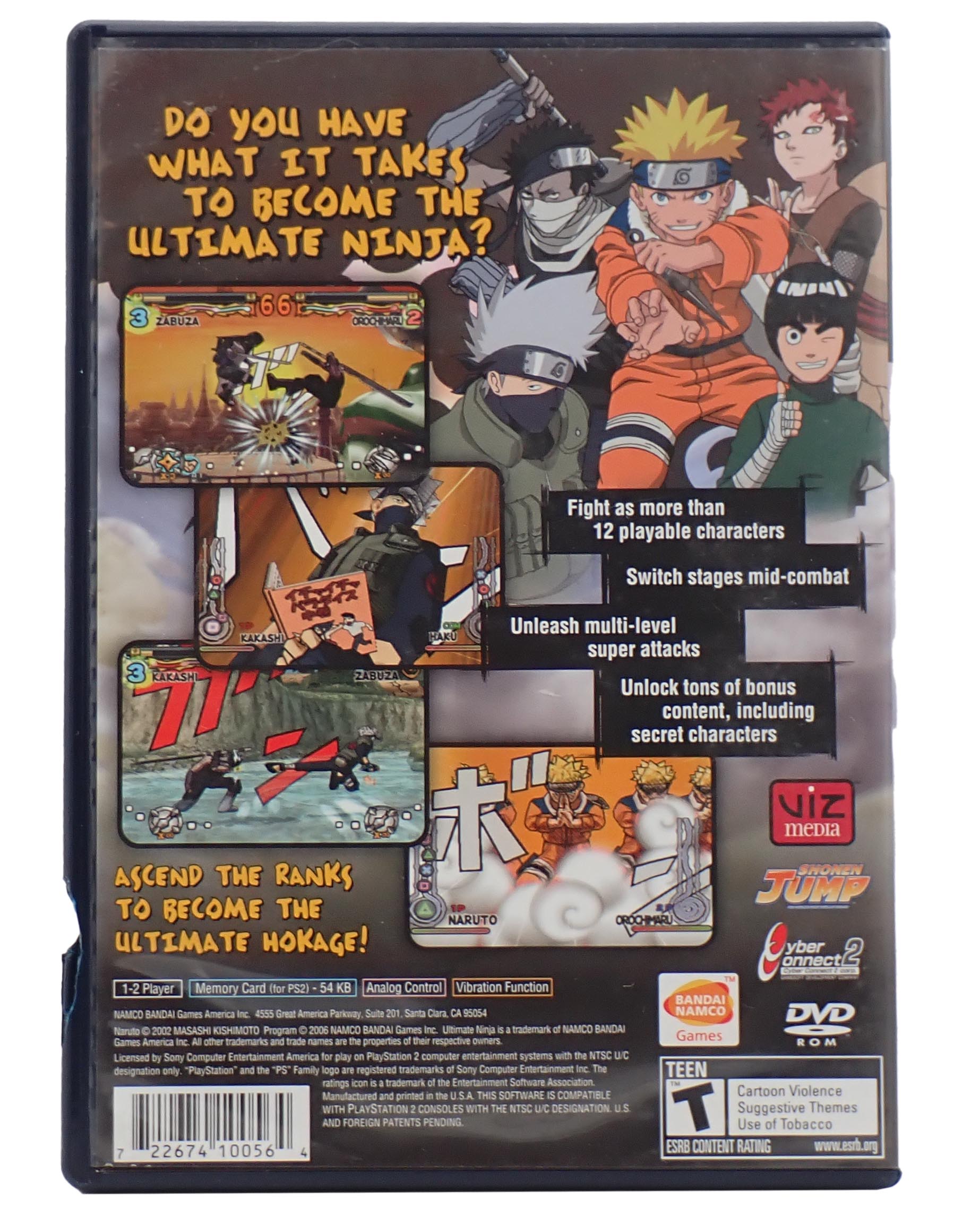 Naruto Ultimate Ninja - PlayStation 2
