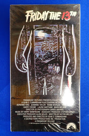 Friday the 13th (1980) VHS - Factory SEALED Yellow Barcode VHS