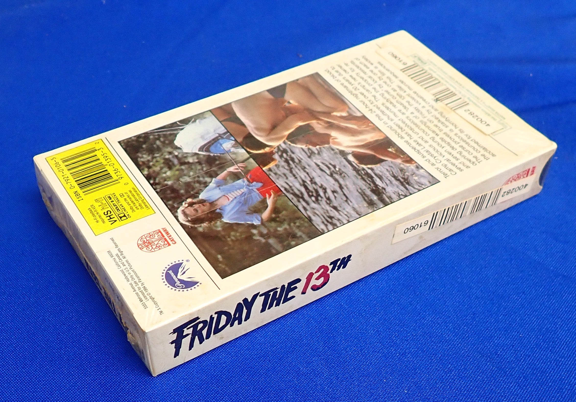 Friday the 13th (1980) VHS - Factory SEALED Yellow Barcode VHS