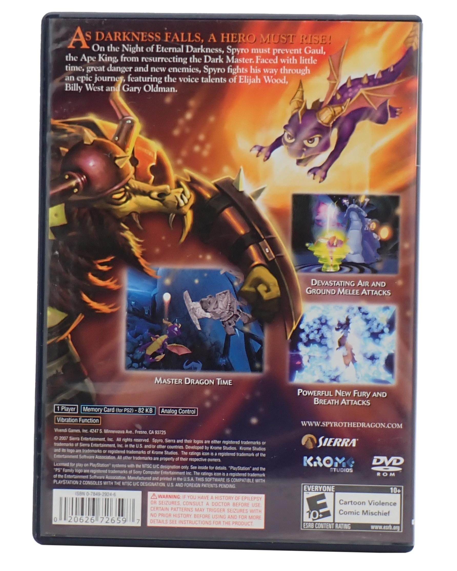 The Legend of Spyro The Eternal Night - PS2