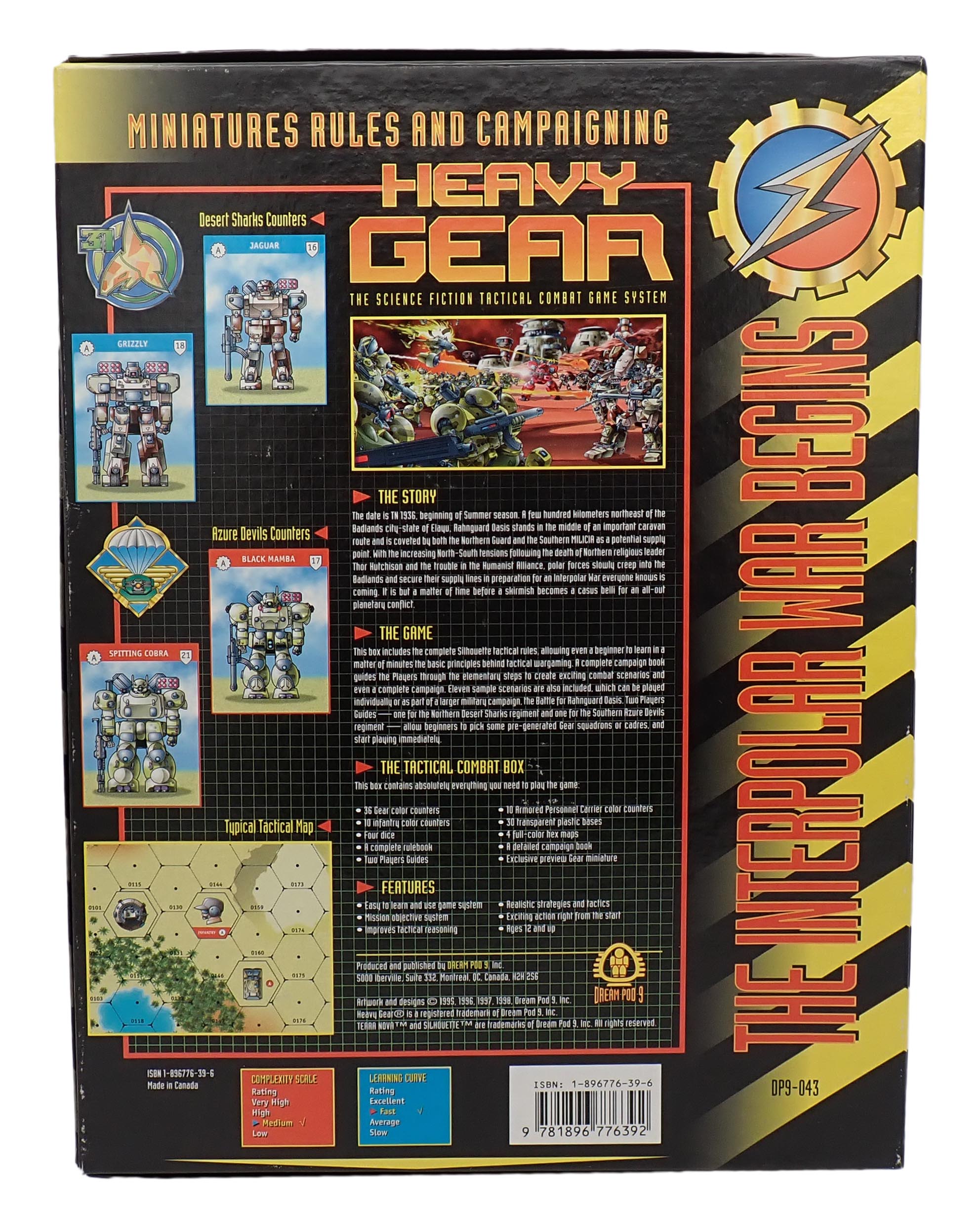 Heavy Gear Tactical [Pre-Owned Board Game]