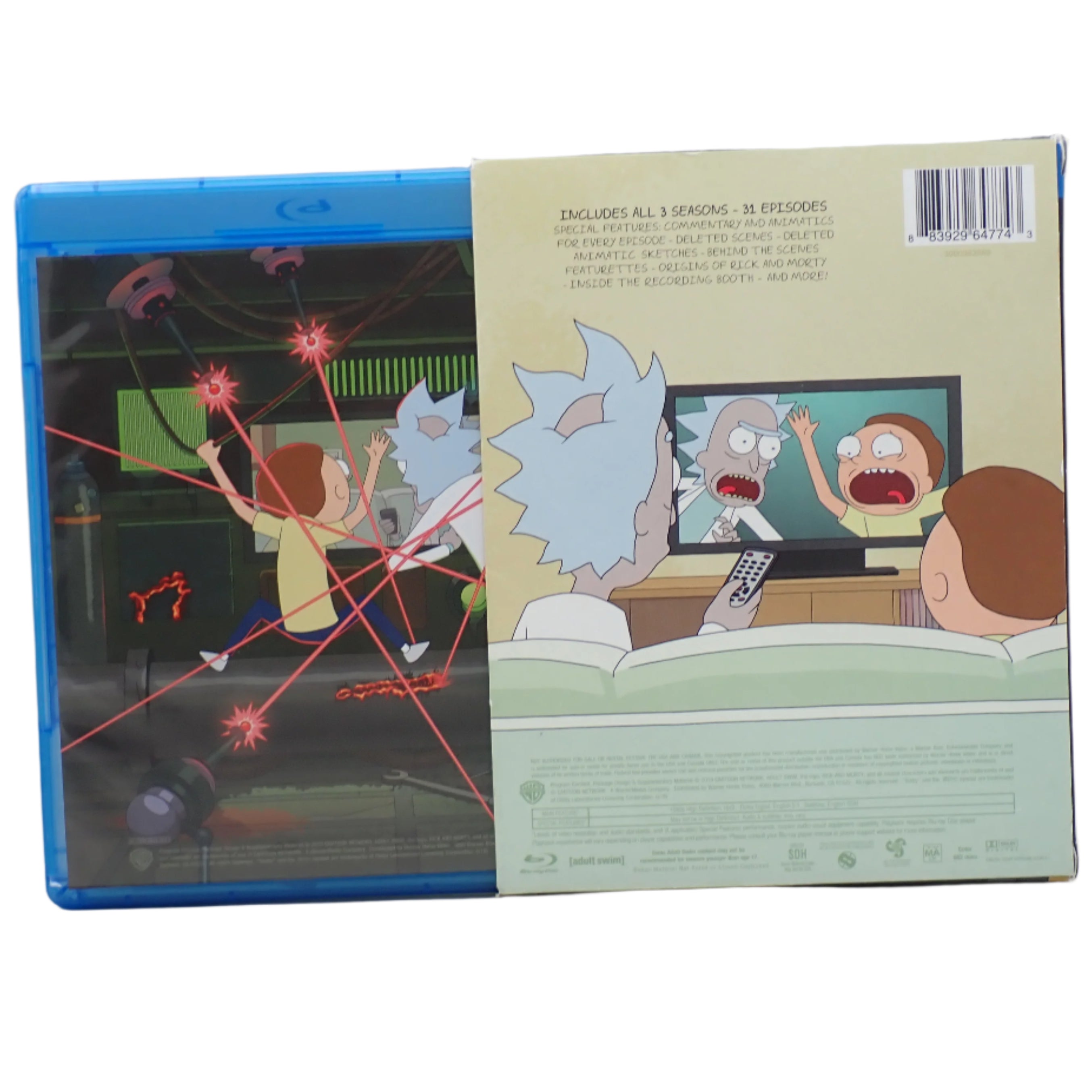 Rick and Morty Seasons 1-3 - Blu-Ray