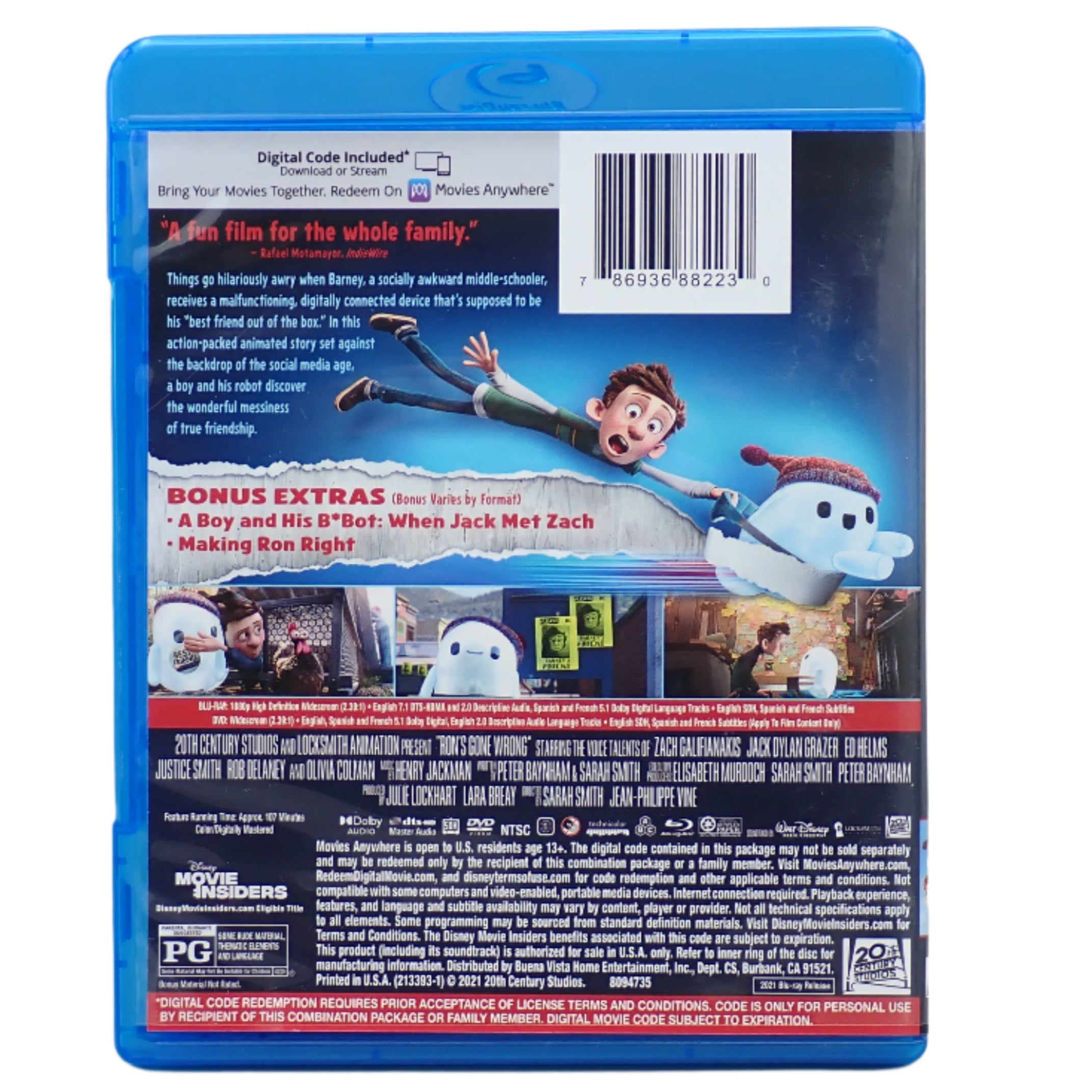Ron's Gone Wrong (2021) - Blu-Ray