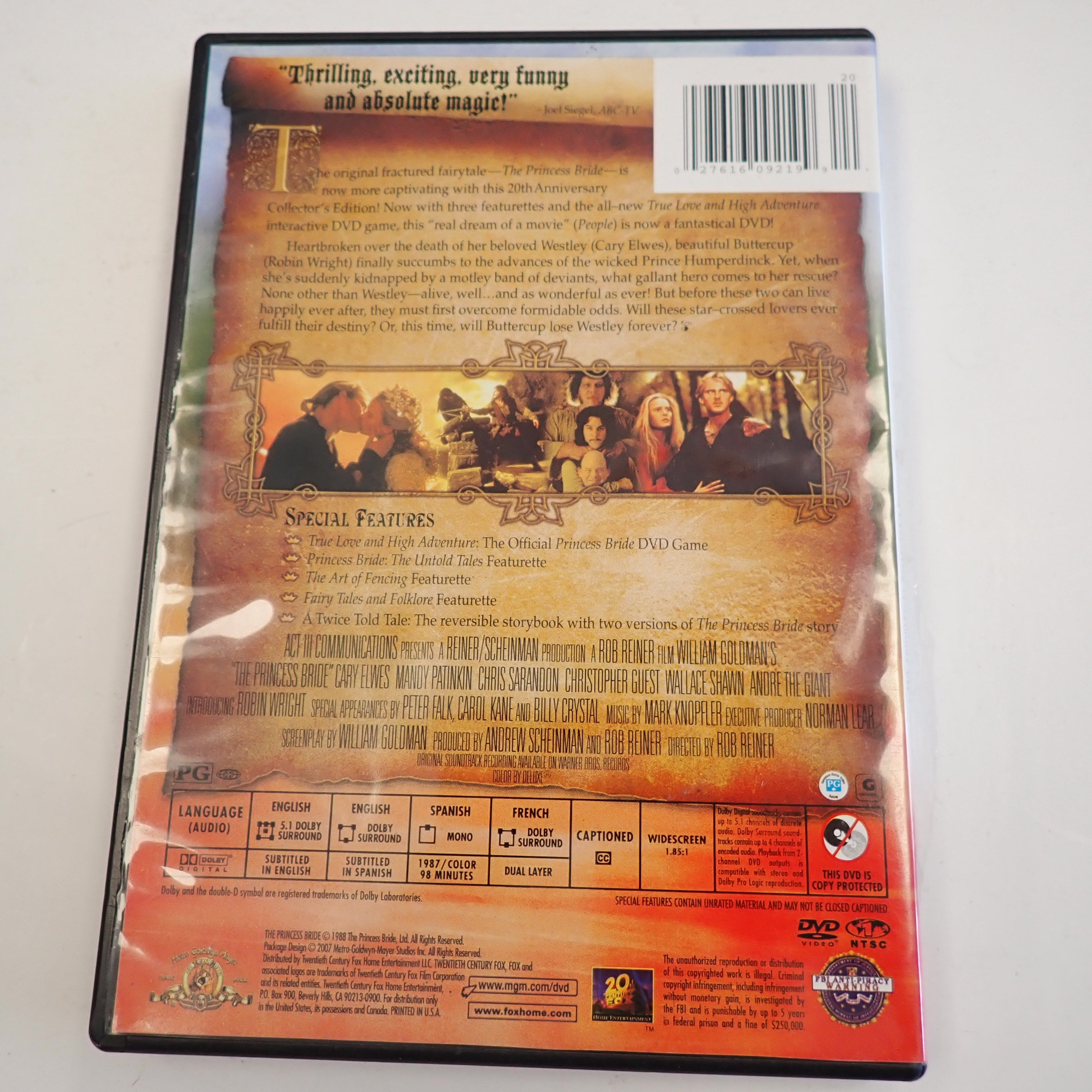 The Princess Bride - DVD