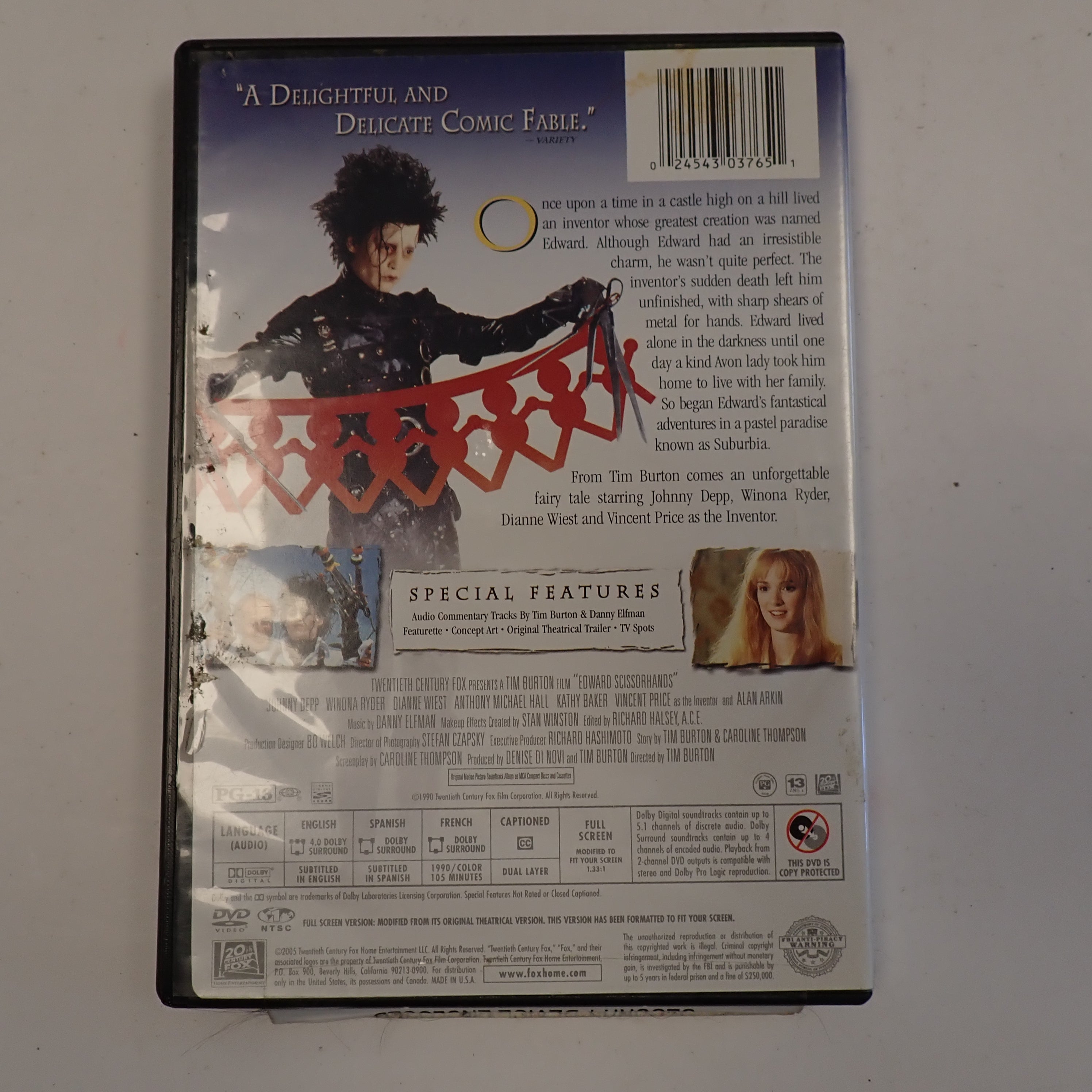 Edward Scissorhands - DVD