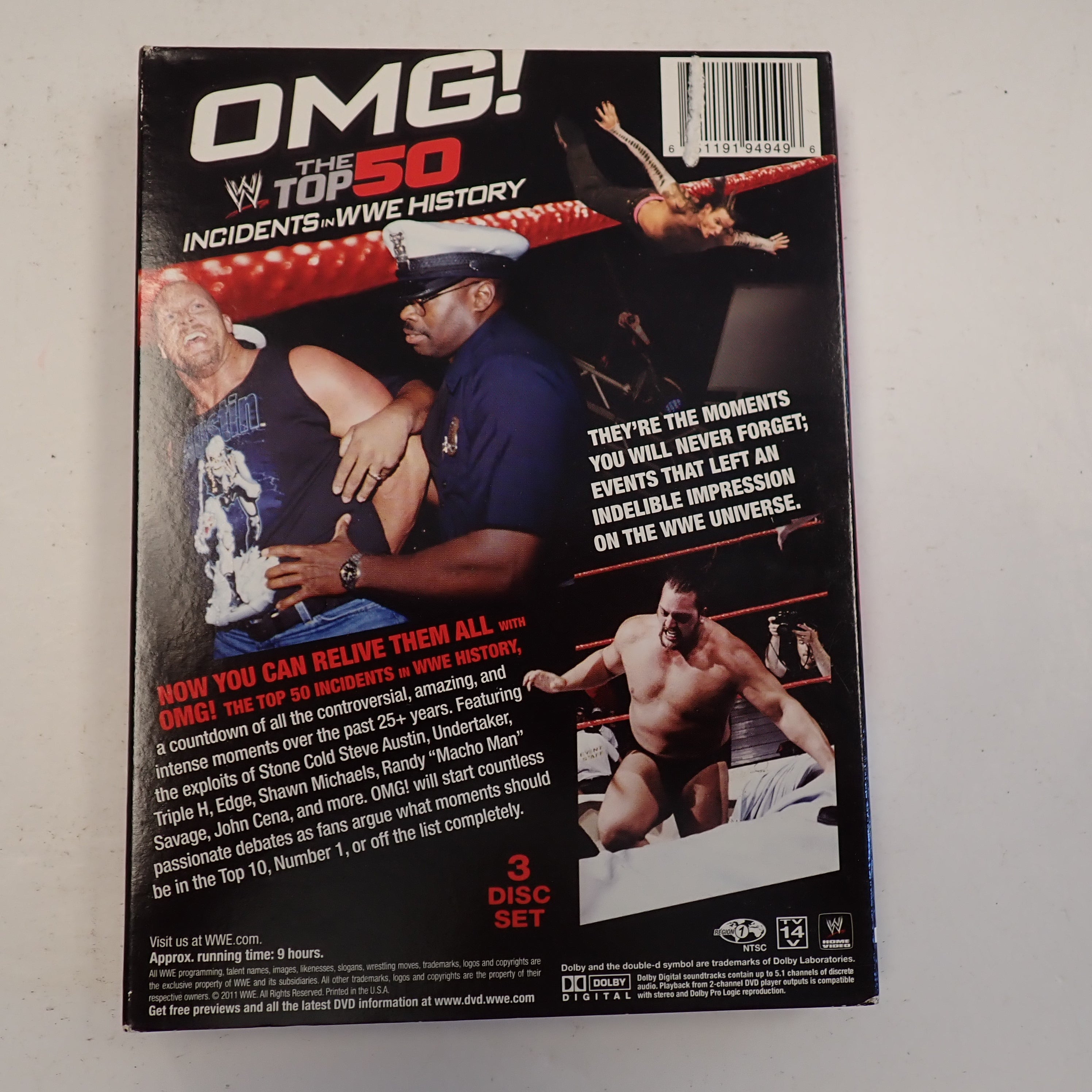 OMG! Top 5 Incidents in WWE History - DVD