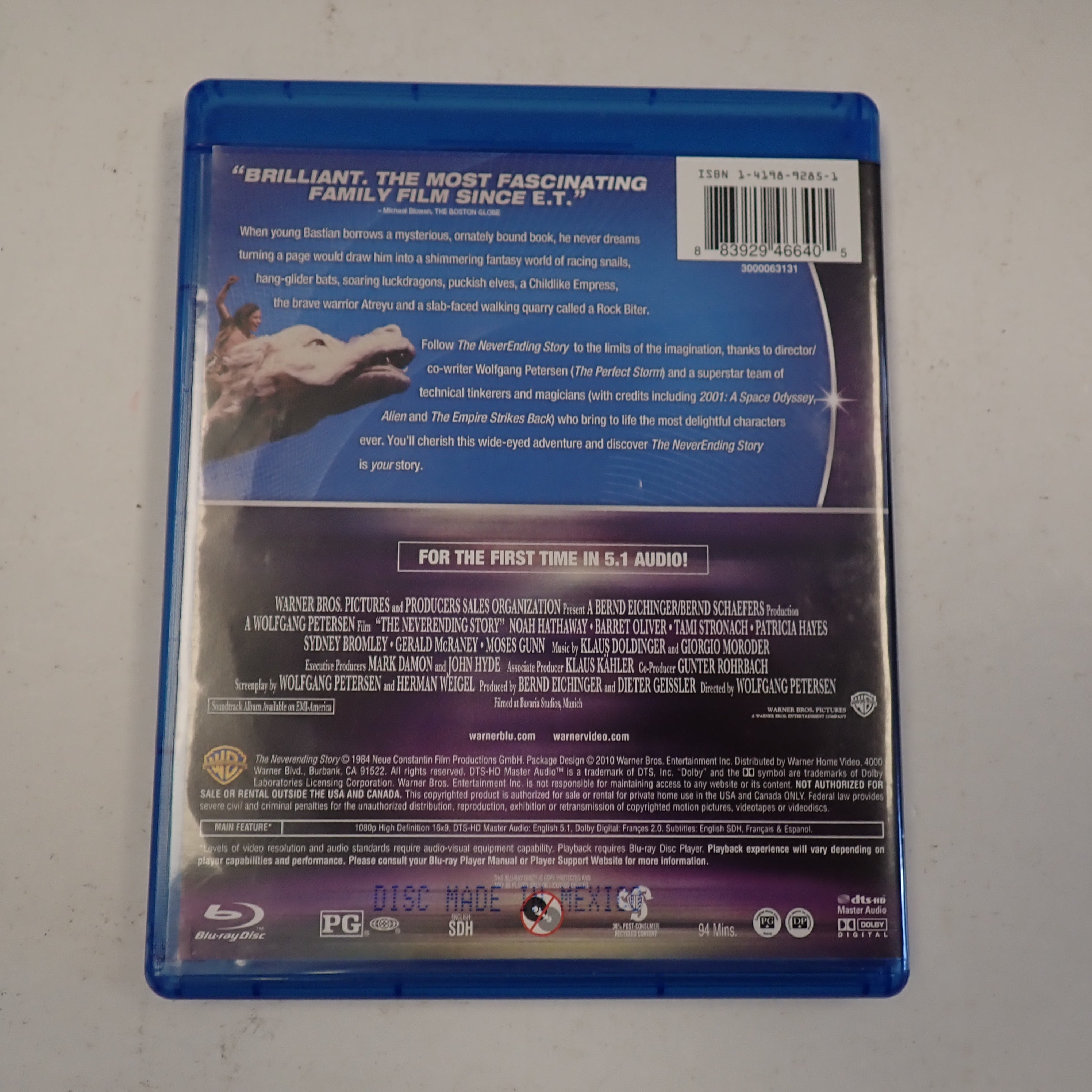 The Neverending Story - Blu-Ray