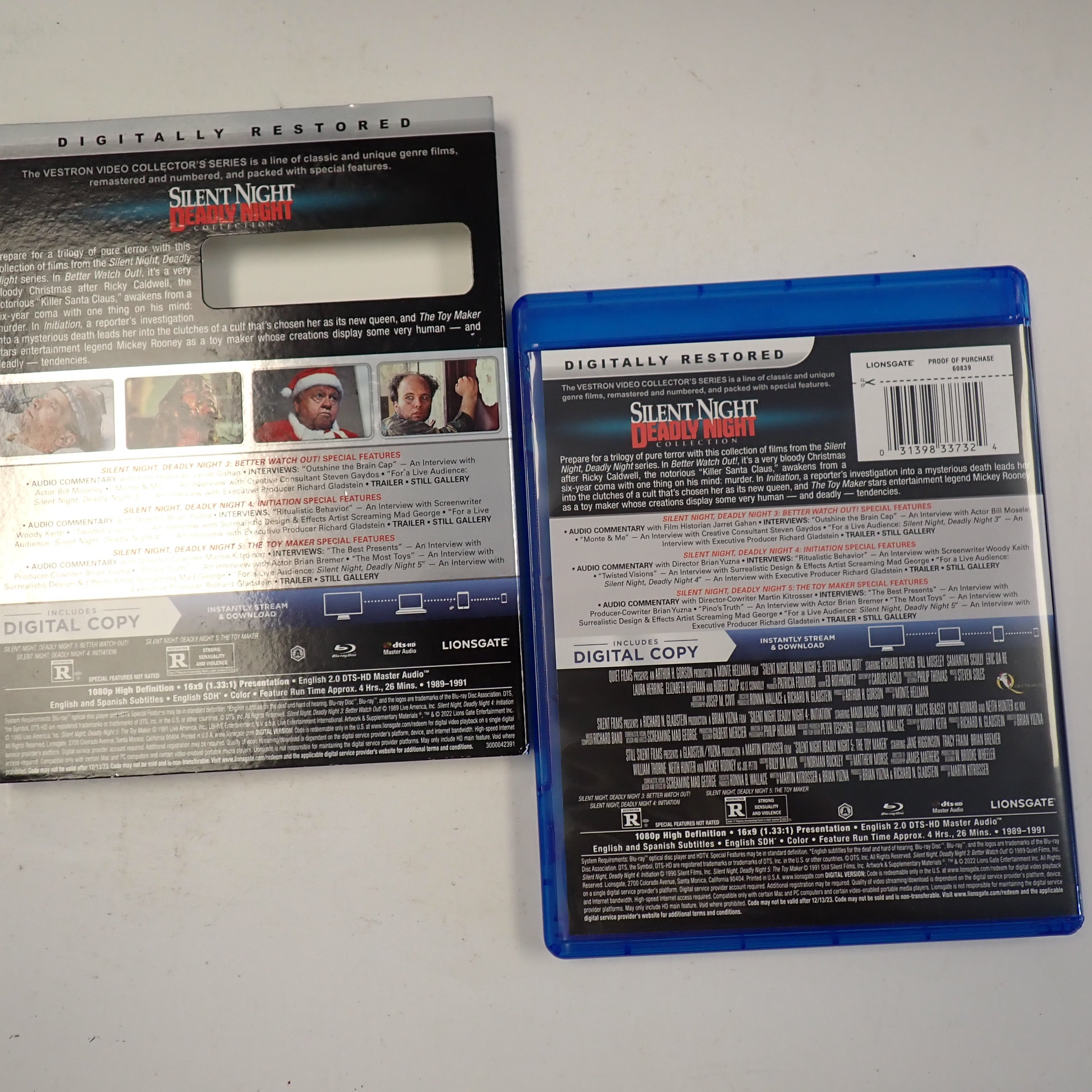 Silent Night Deadly Night Collection Blu-Ray