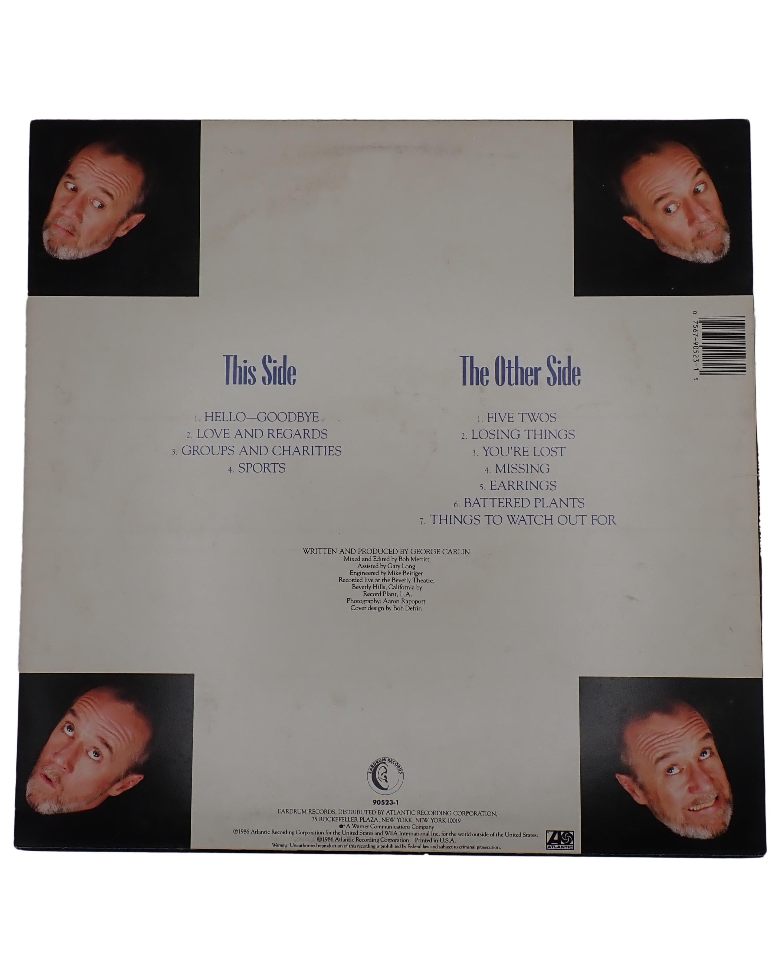 George Carlin - Playin' With Your Head - Vinyl