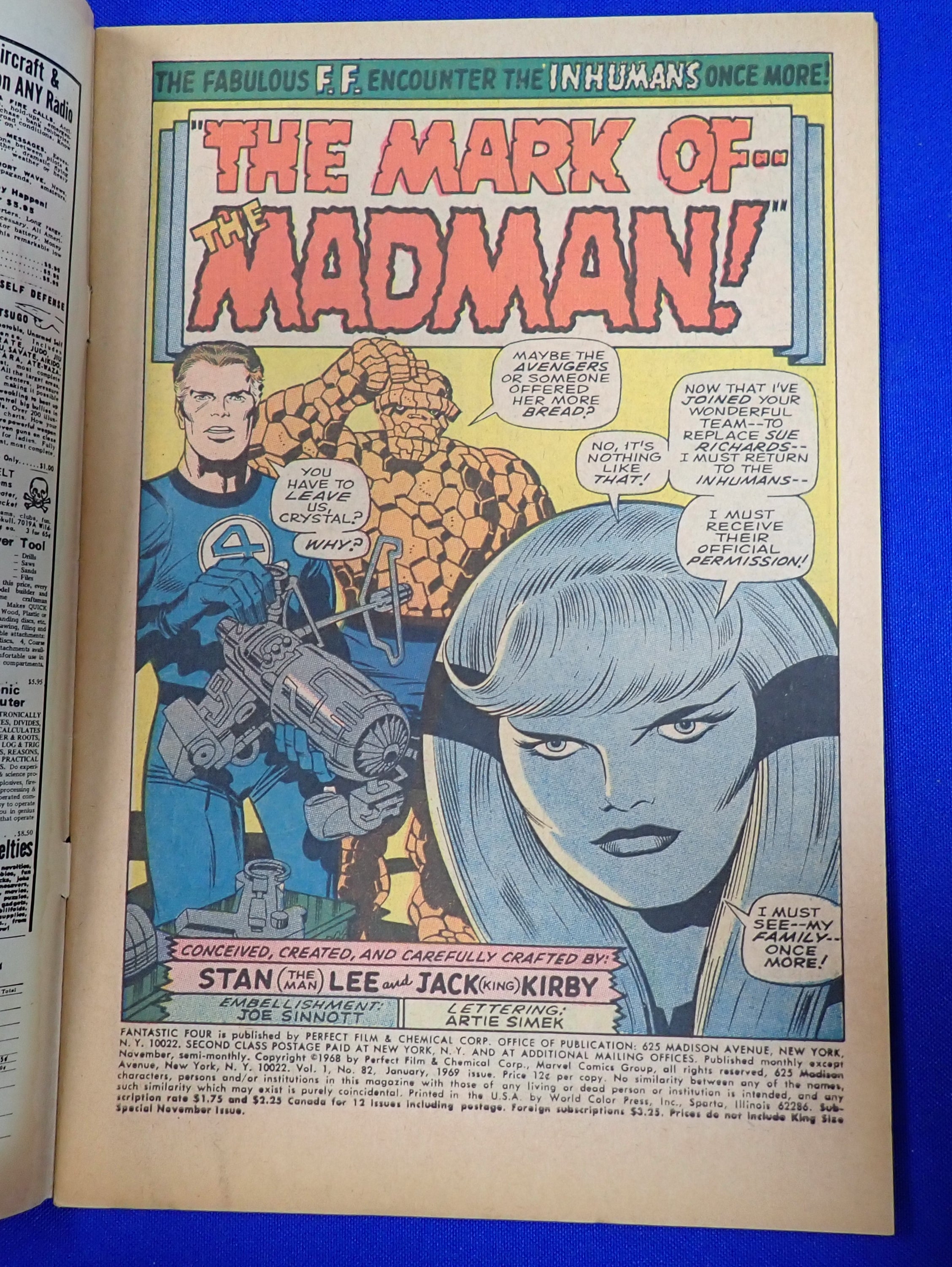 Fantastic Four #82 (1968) - FN+ (6.5)