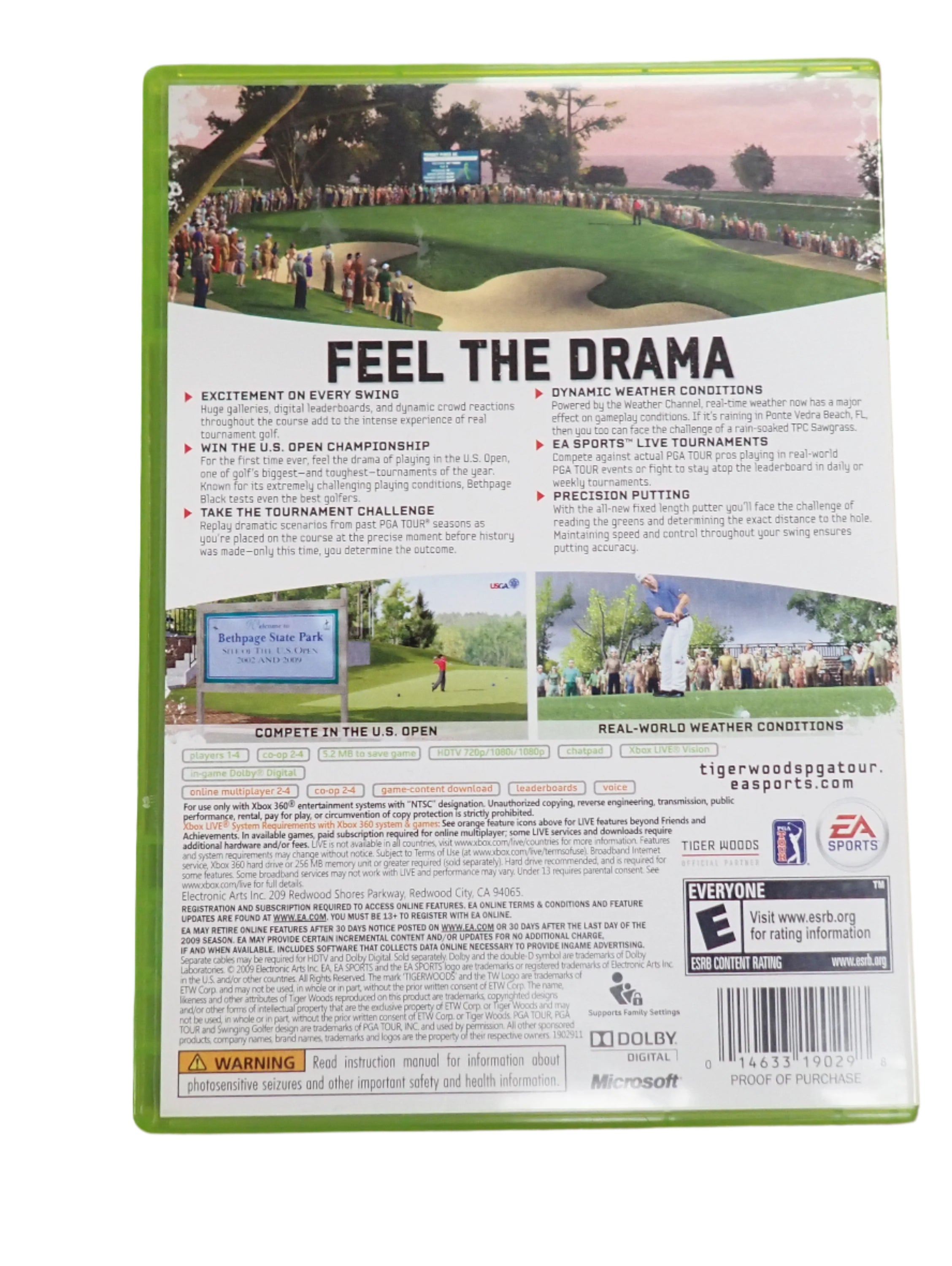 Tiger Woods PGA Tour 10 - Xbox 360