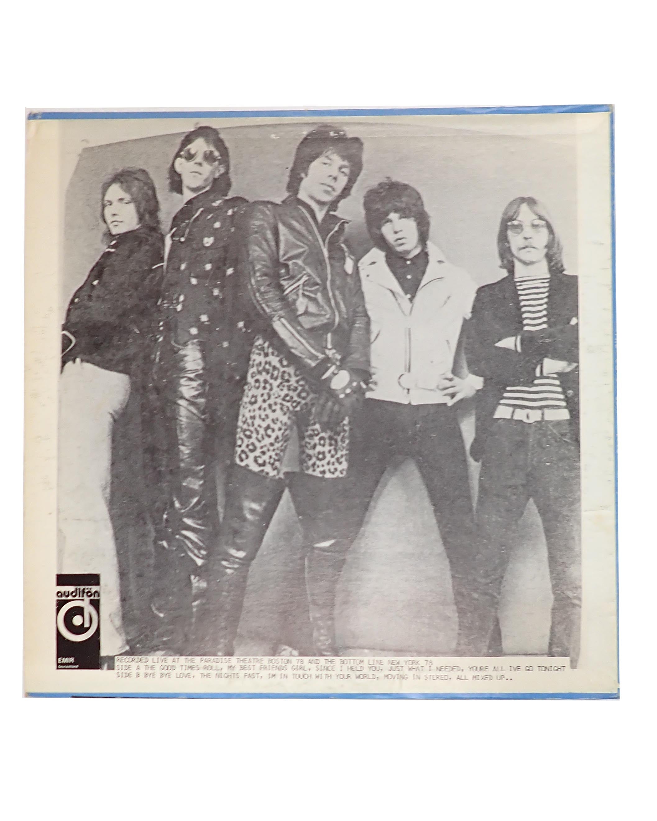 The Cars 78 - Live - Vinyl