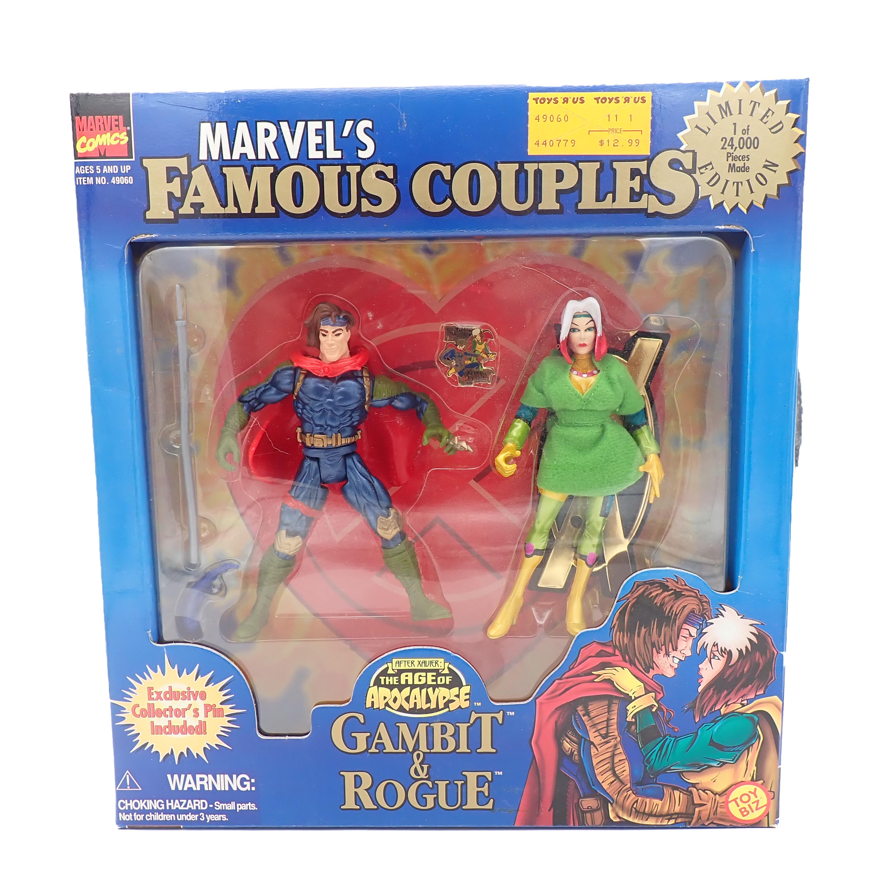 Marvel's Famous Couples: Gambit & Rogue - ToyBiz [Pre-Owned]