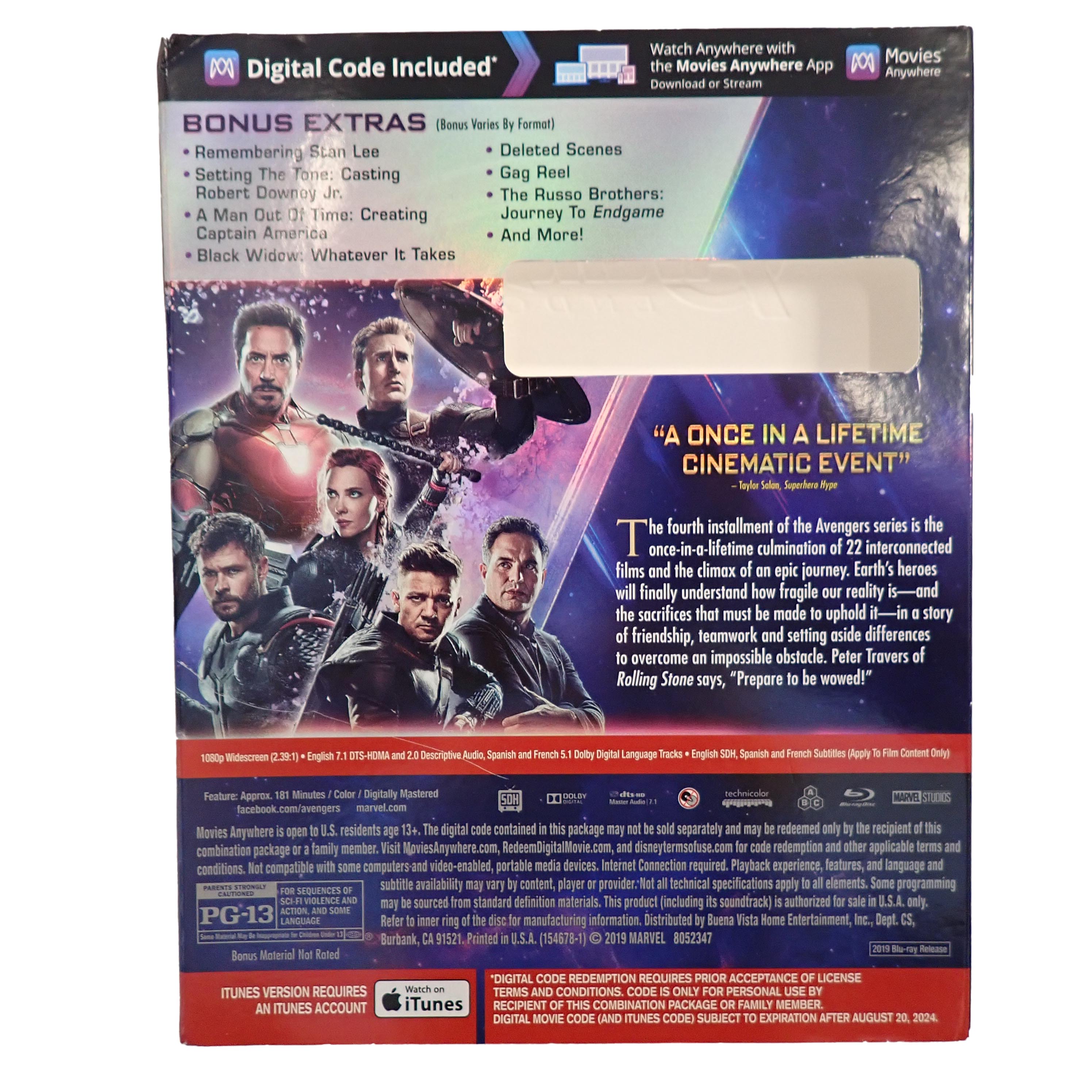 Avengers: Endgame - [Blu-Ray]