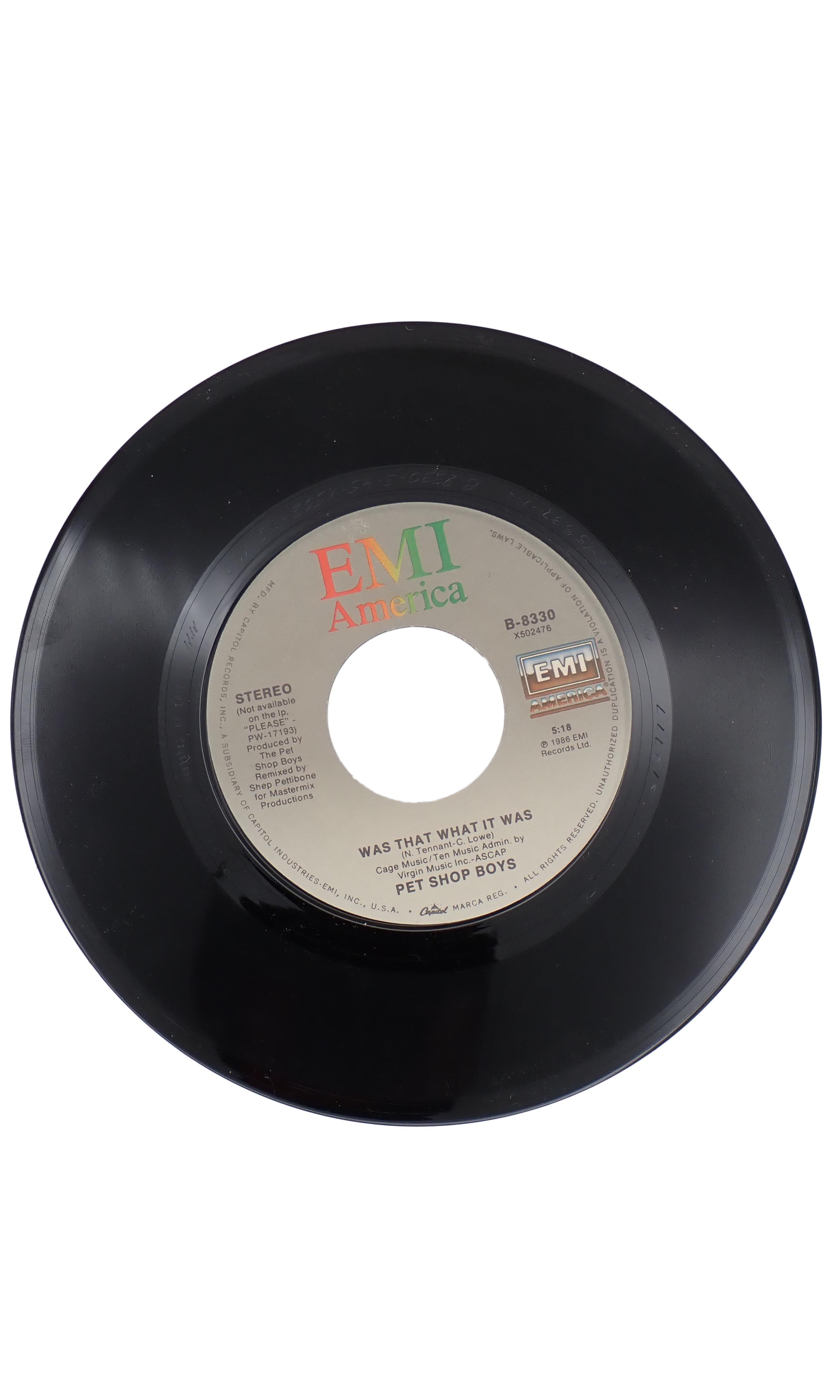 Pet Shop Boys - Opportunities/Was That What It Was - Vinyl