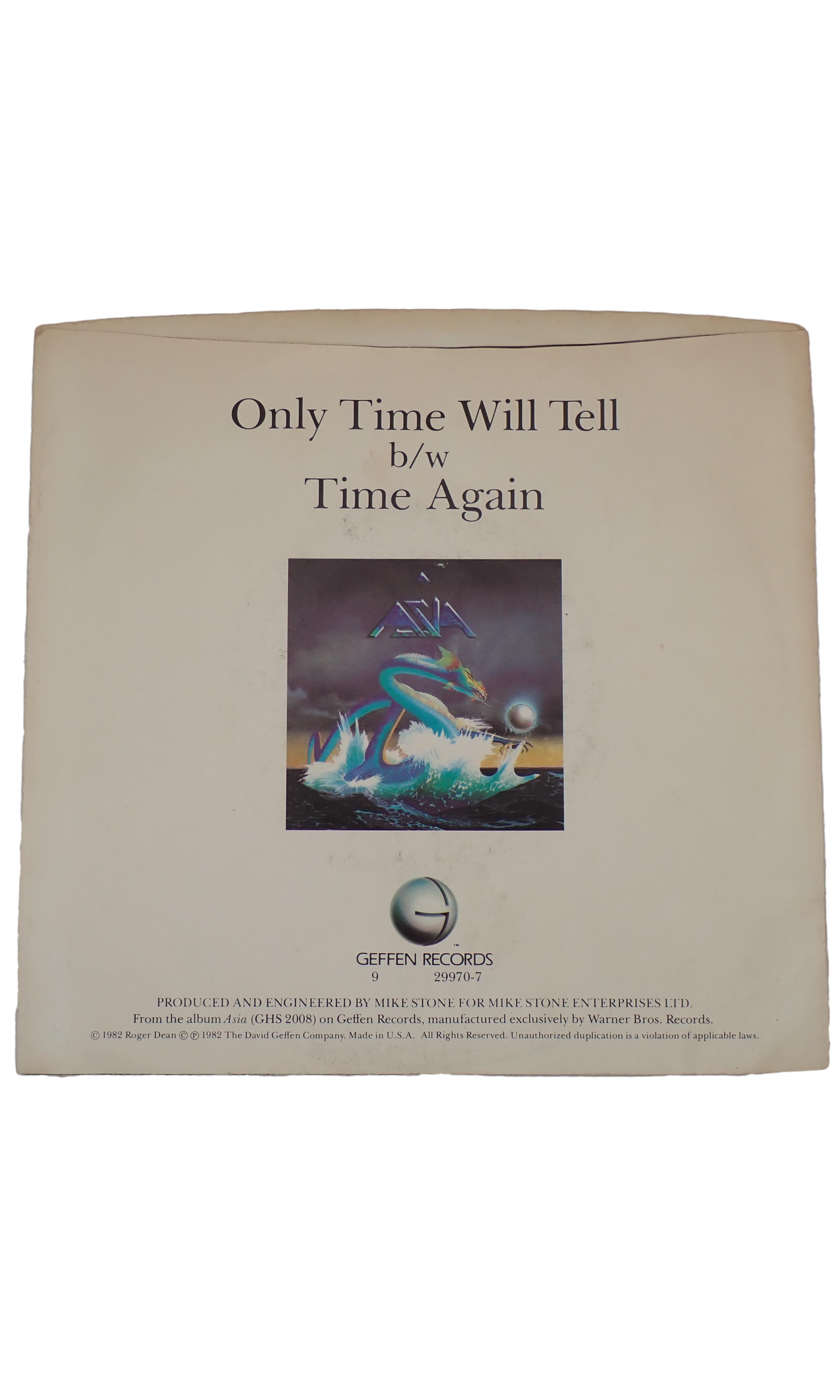 Asia - Only Time Will Tell/Time Again - Vinyl