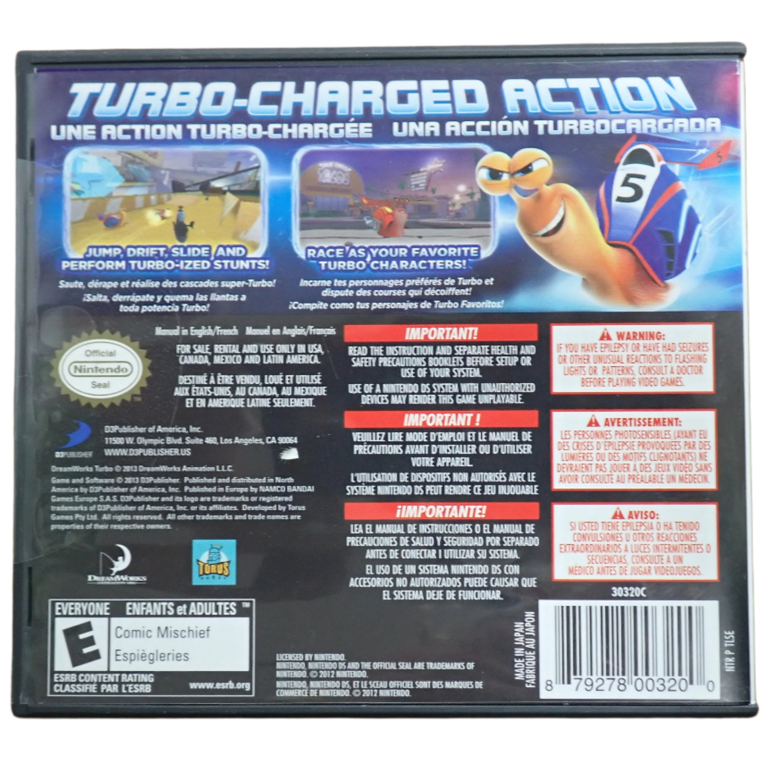 Turbo Super Stunt Squad - DS