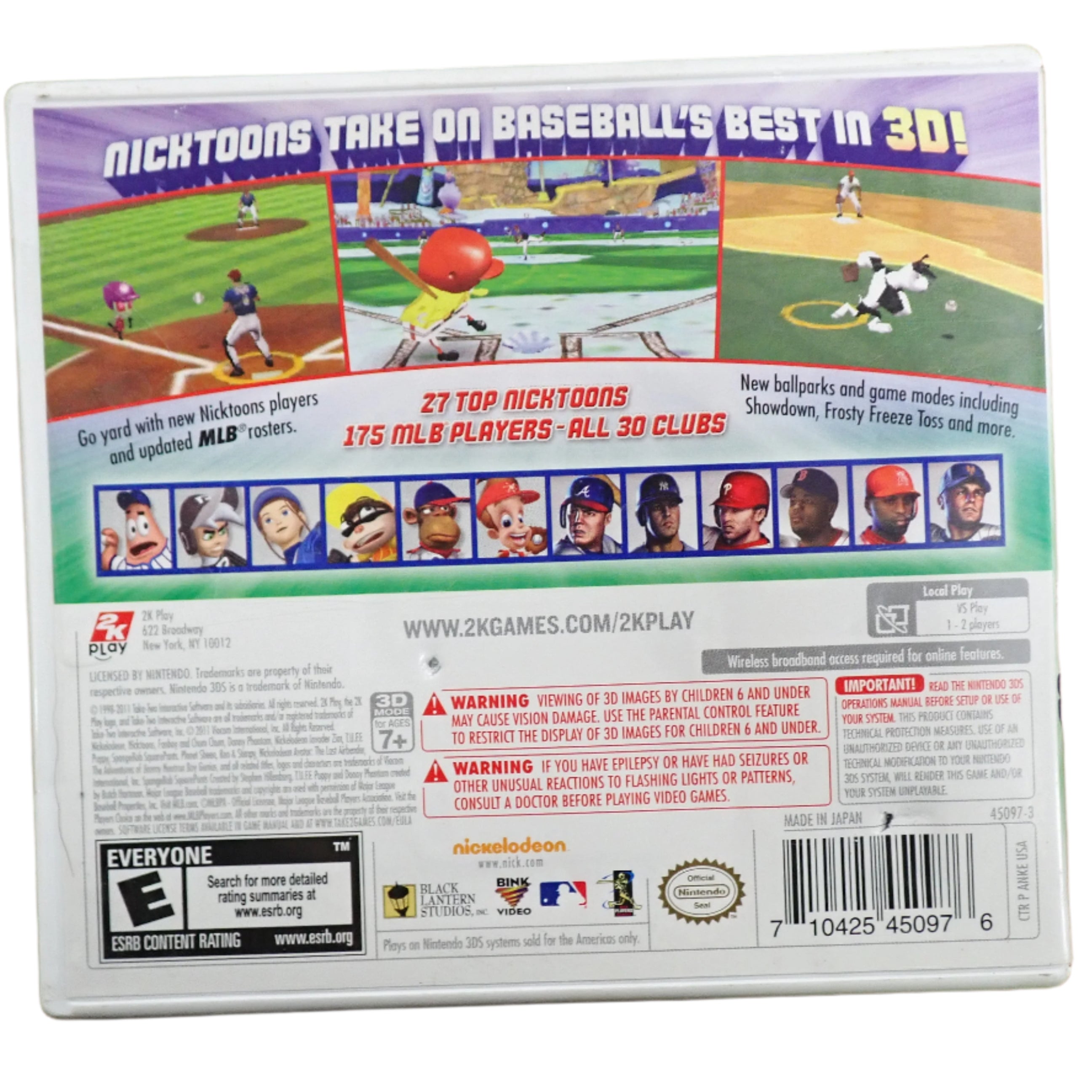 Nicktoons MLB 3D - 3DS