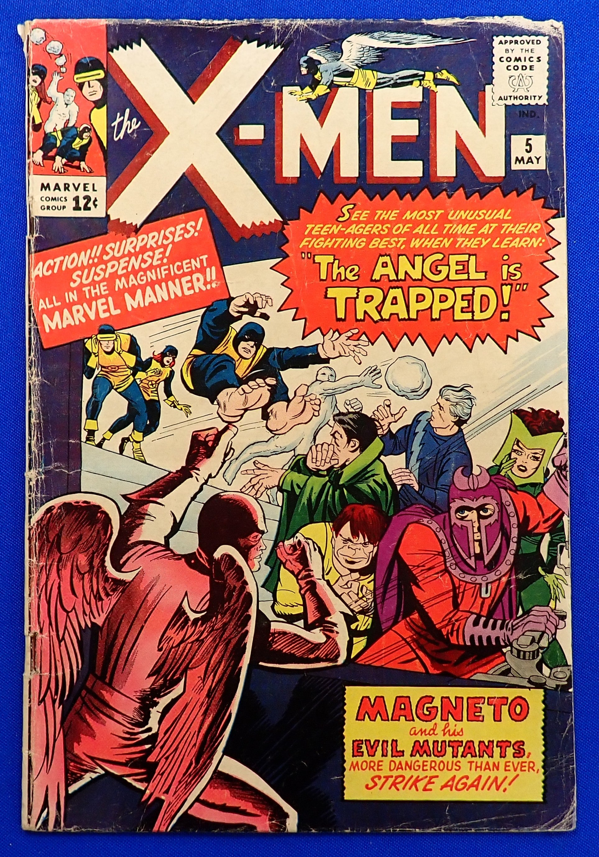 X-Men #5 (1964) - GD/GD- (1.8-2.0) - 3rd Magneto, 2nd Scarlet Witch & Quicksilver