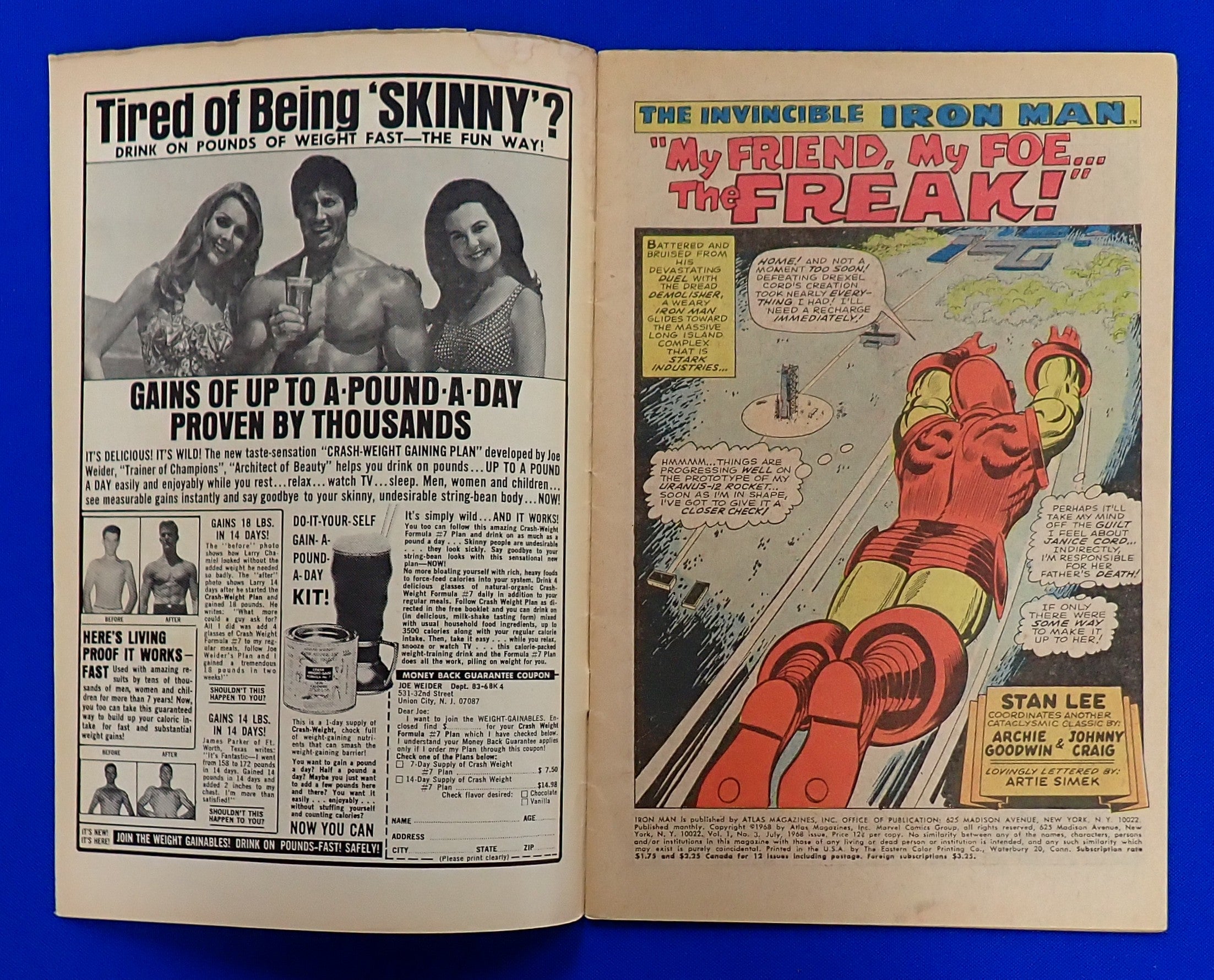 Iron Man #3 (1968) - VG (4.0) - Silver Age Issue