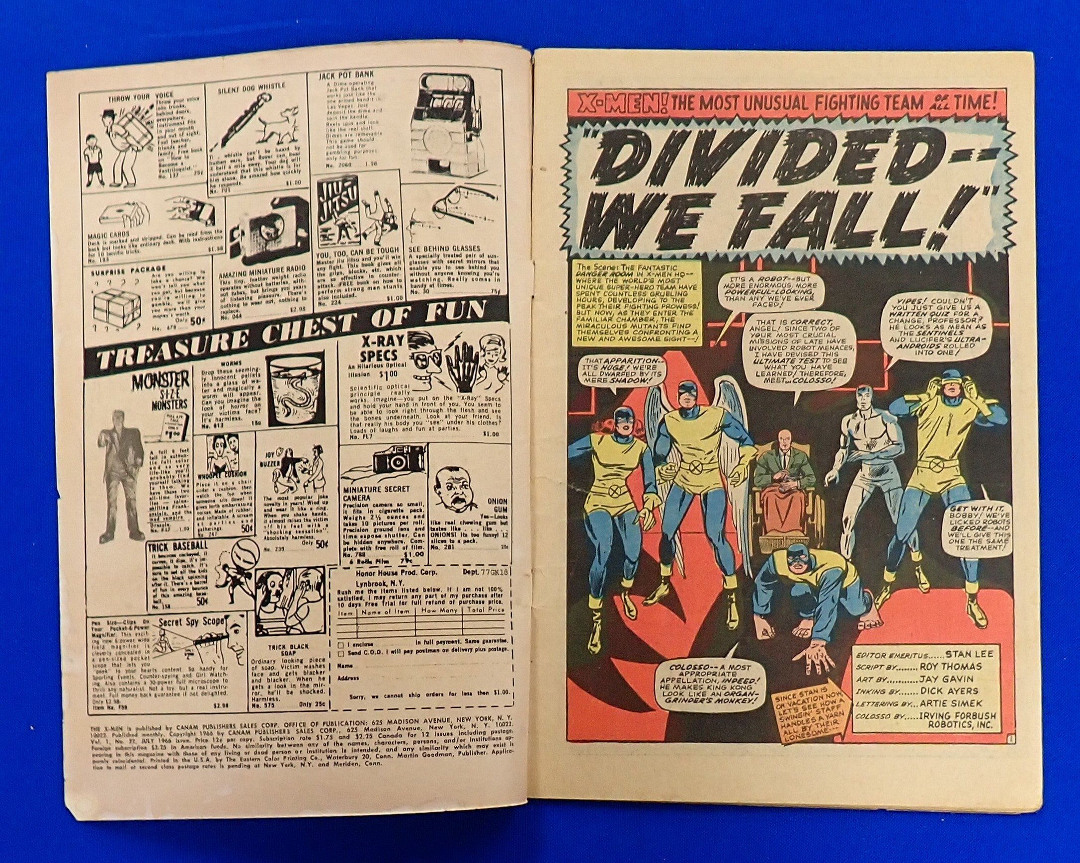 X-Men #22 (1966) - FR/GD- (1.0-1.8) - Silver Age Issue