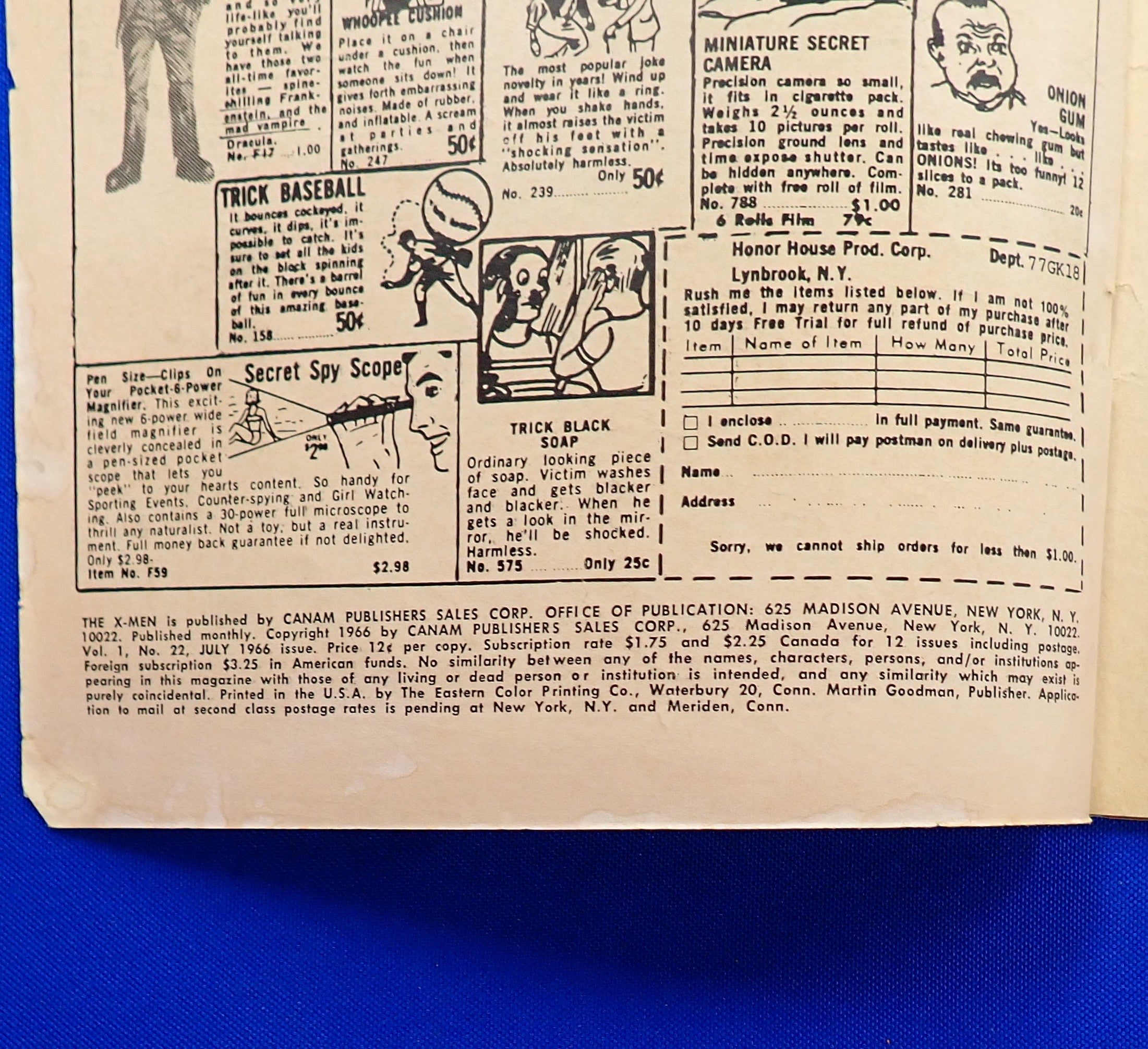 X-Men #22 (1966) - FR/GD- (1.0-1.8) - Silver Age Issue