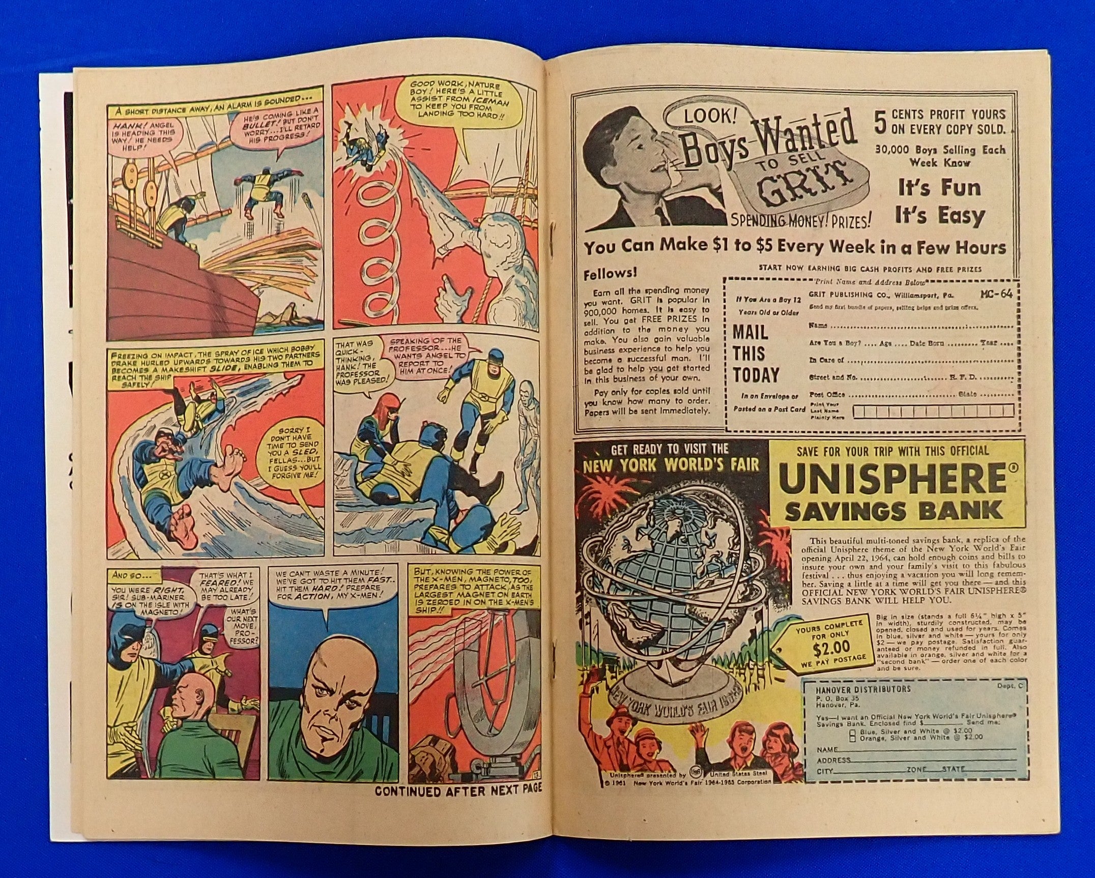 X-Men #6 (1964) - FN/FN- (5.5-6.0) - Namor confirmed as Mutant