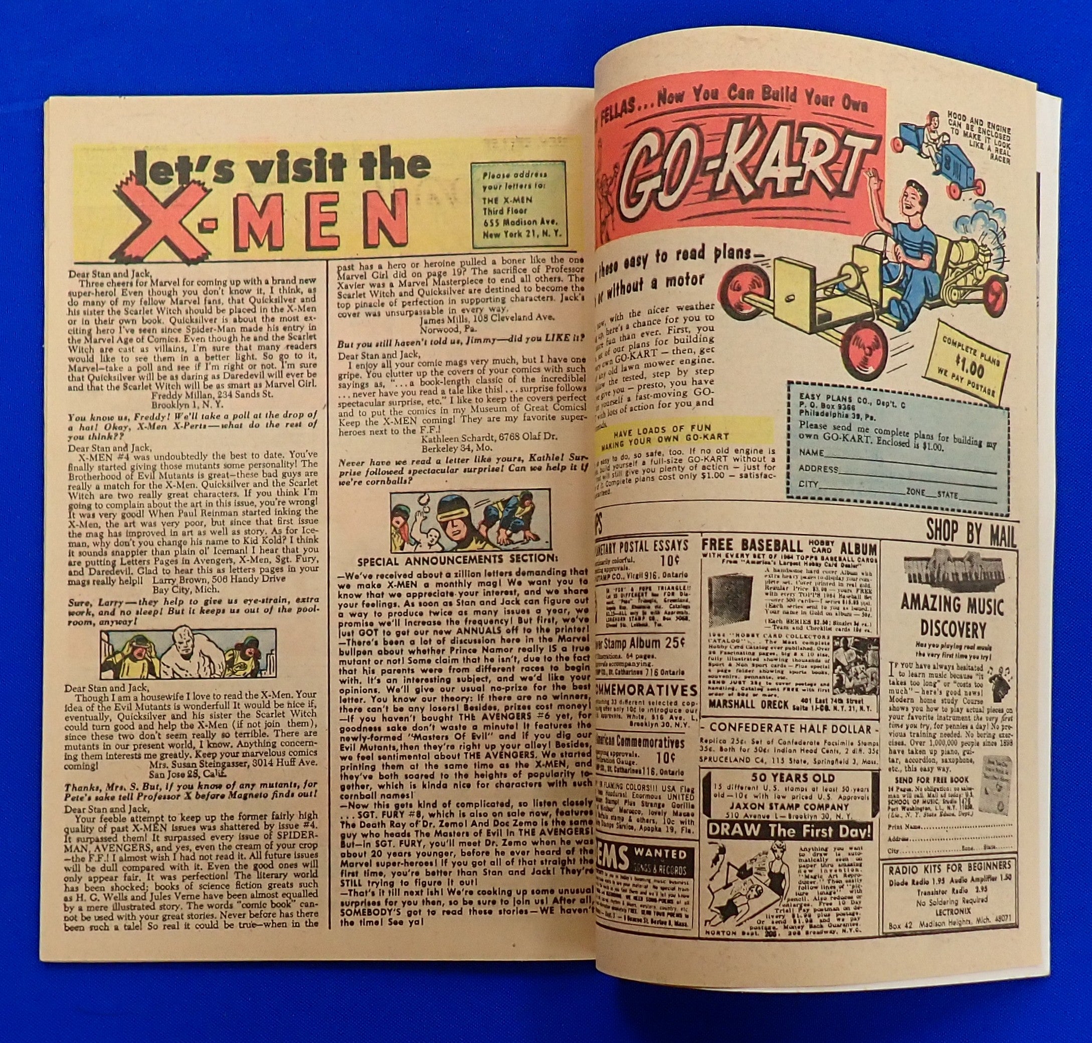 X-Men #6 (1964) - FN/FN- (5.5-6.0) - Namor confirmed as Mutant