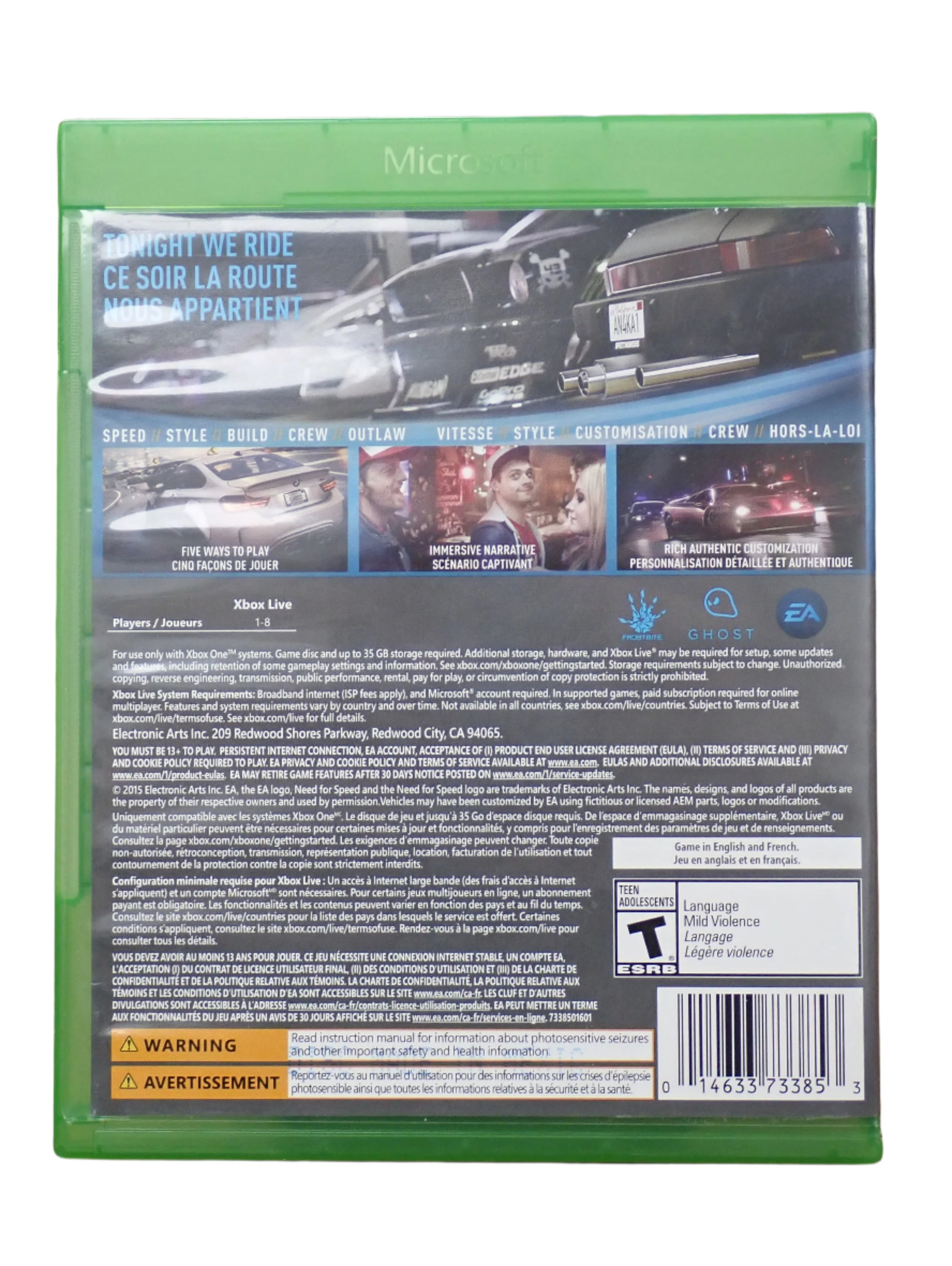 Need for Speed - Xbox One