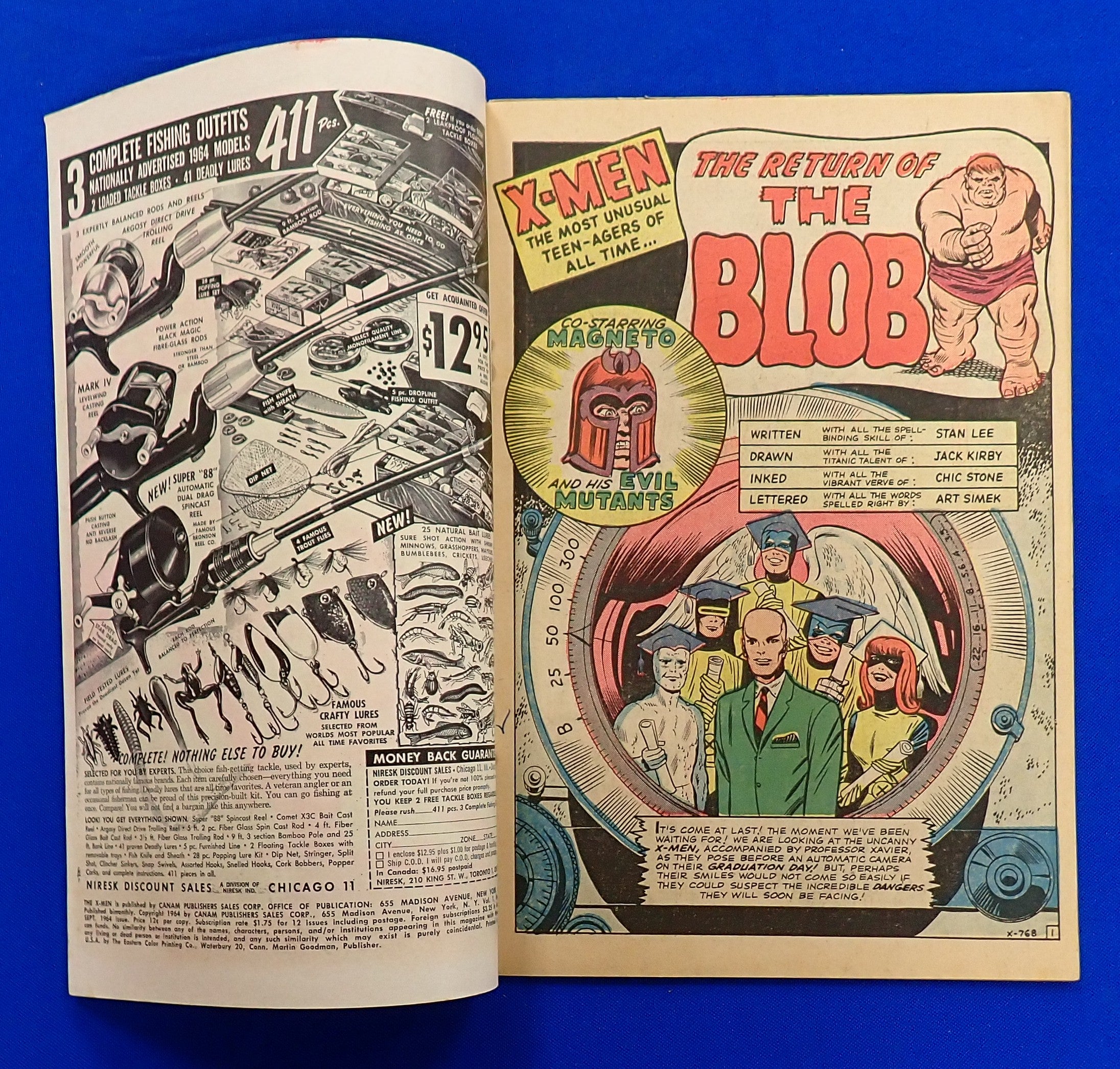 X-Men #7 (1964) - VG+/FN (4.5-5.0) - 2nd App. of the Blob