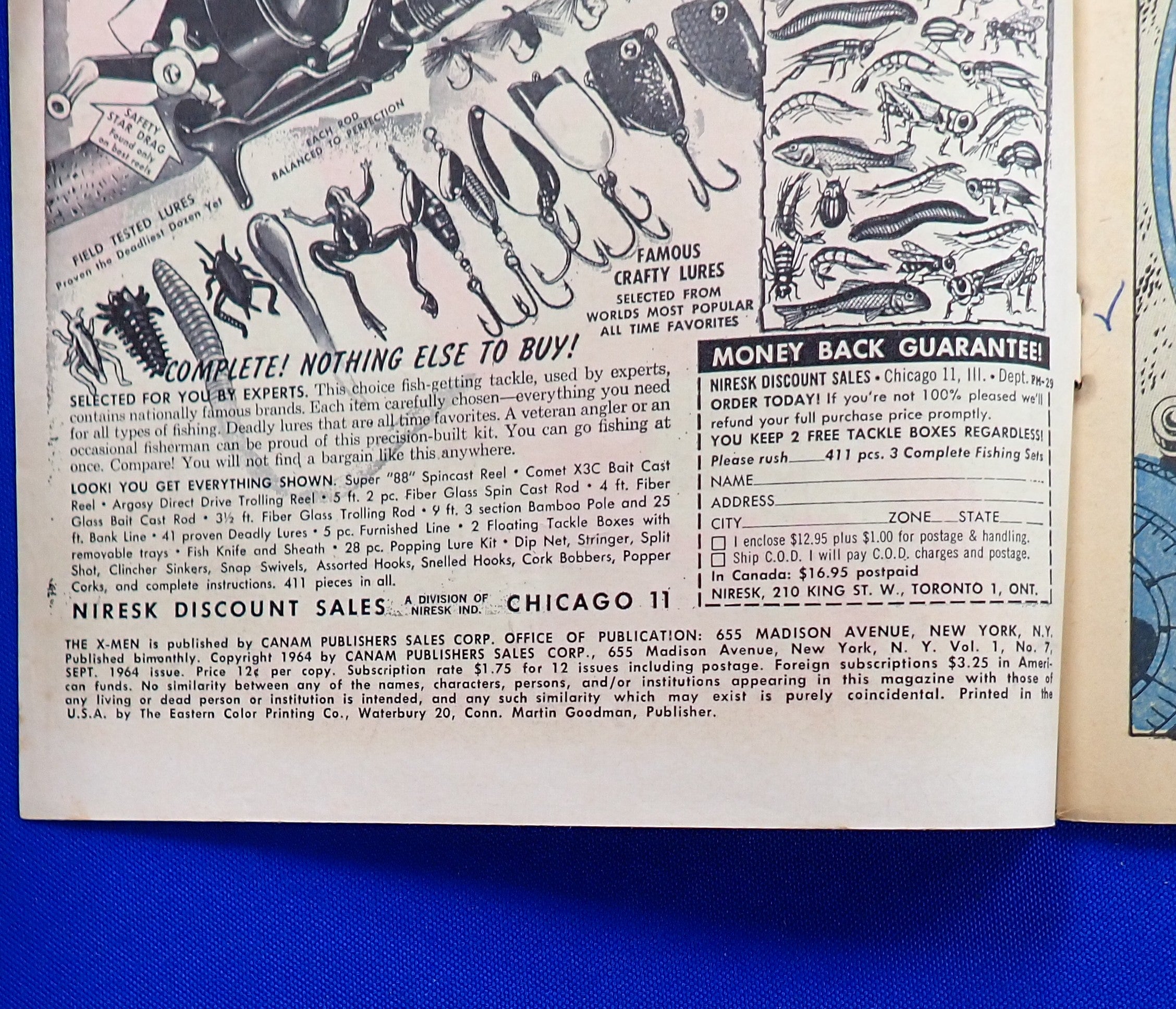 X-Men #7 (1964) - VG+/FN (4.5-5.0) - 2nd App. of the Blob