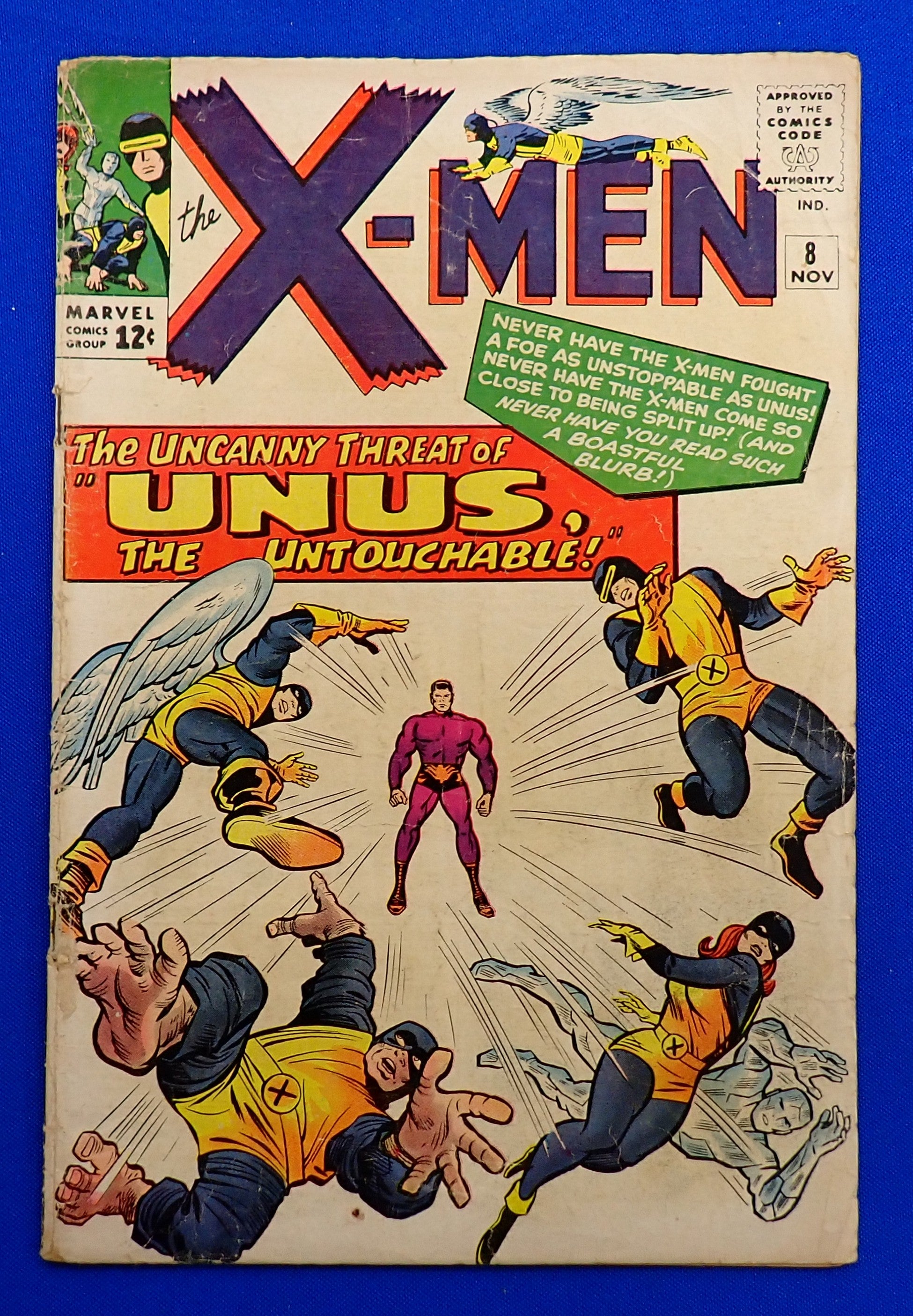 X-Men #8 (1964) - FR (1.0) - 1st App. Unus the Untouchable