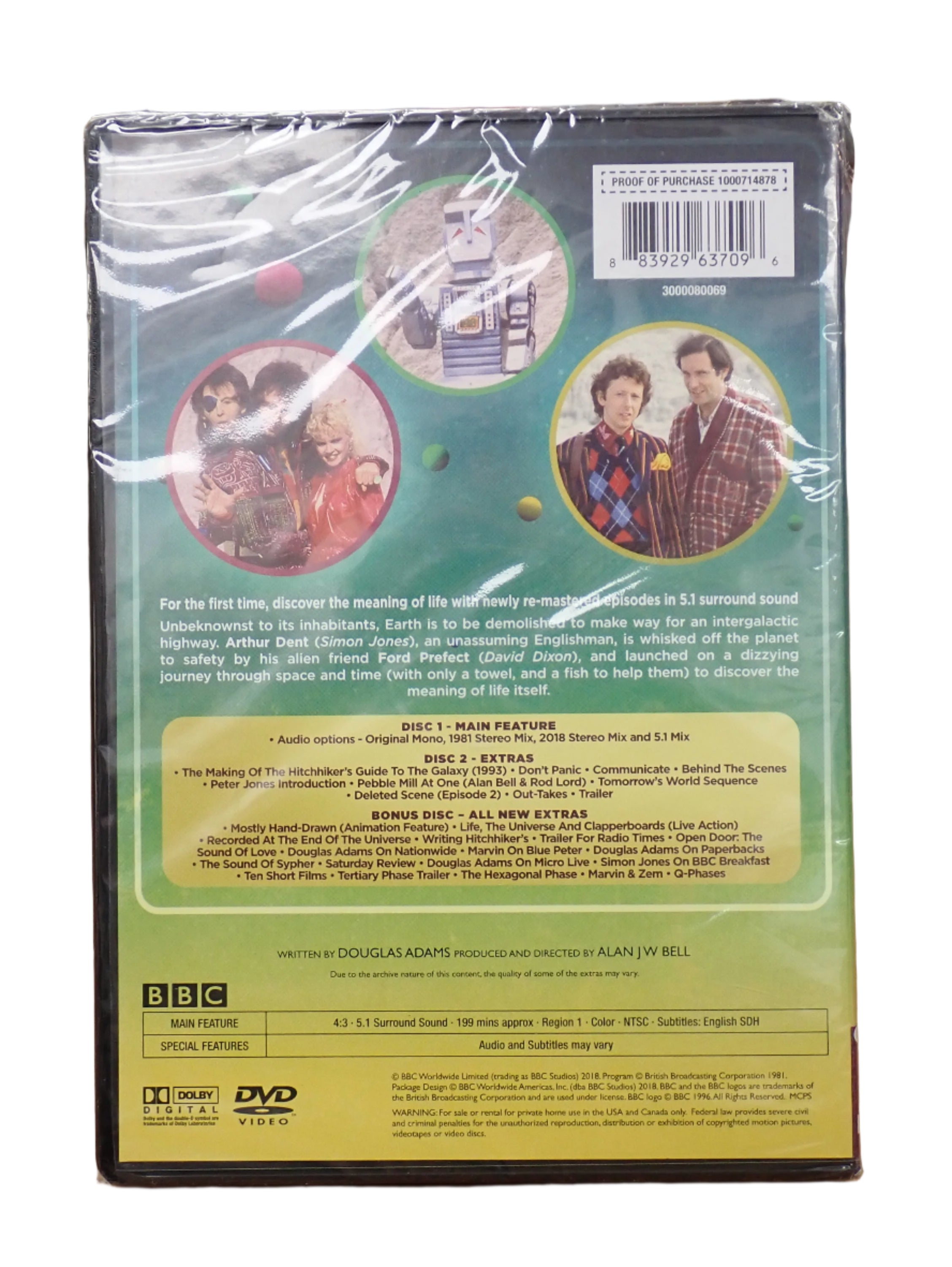 The Hitchhiker's Guide to the Galaxy - DVD