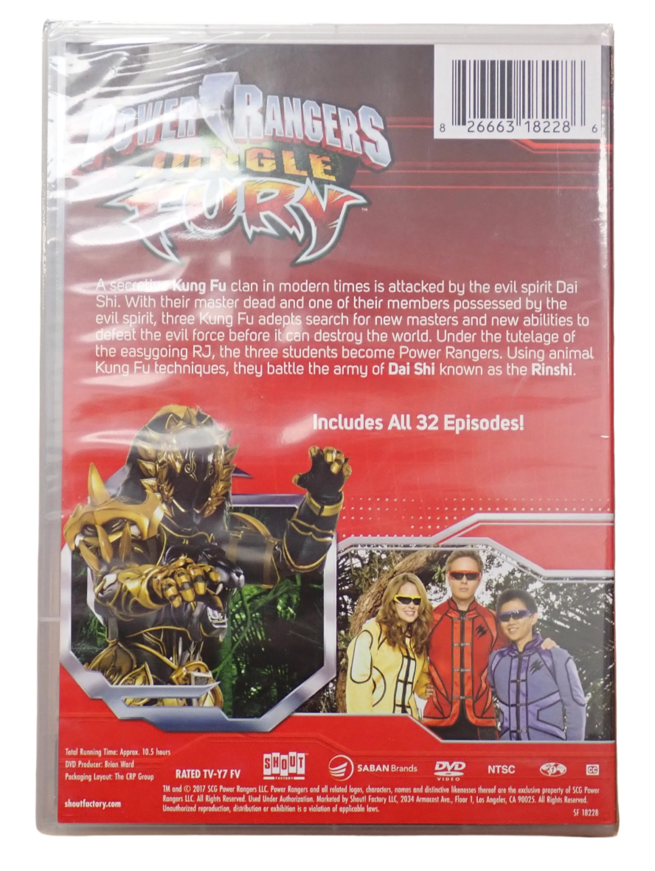Power Rangers Jungle Fury - DVD