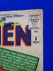 X-Men #8 (1964) - FR (1.0) - 1st App. Unus the Untouchable