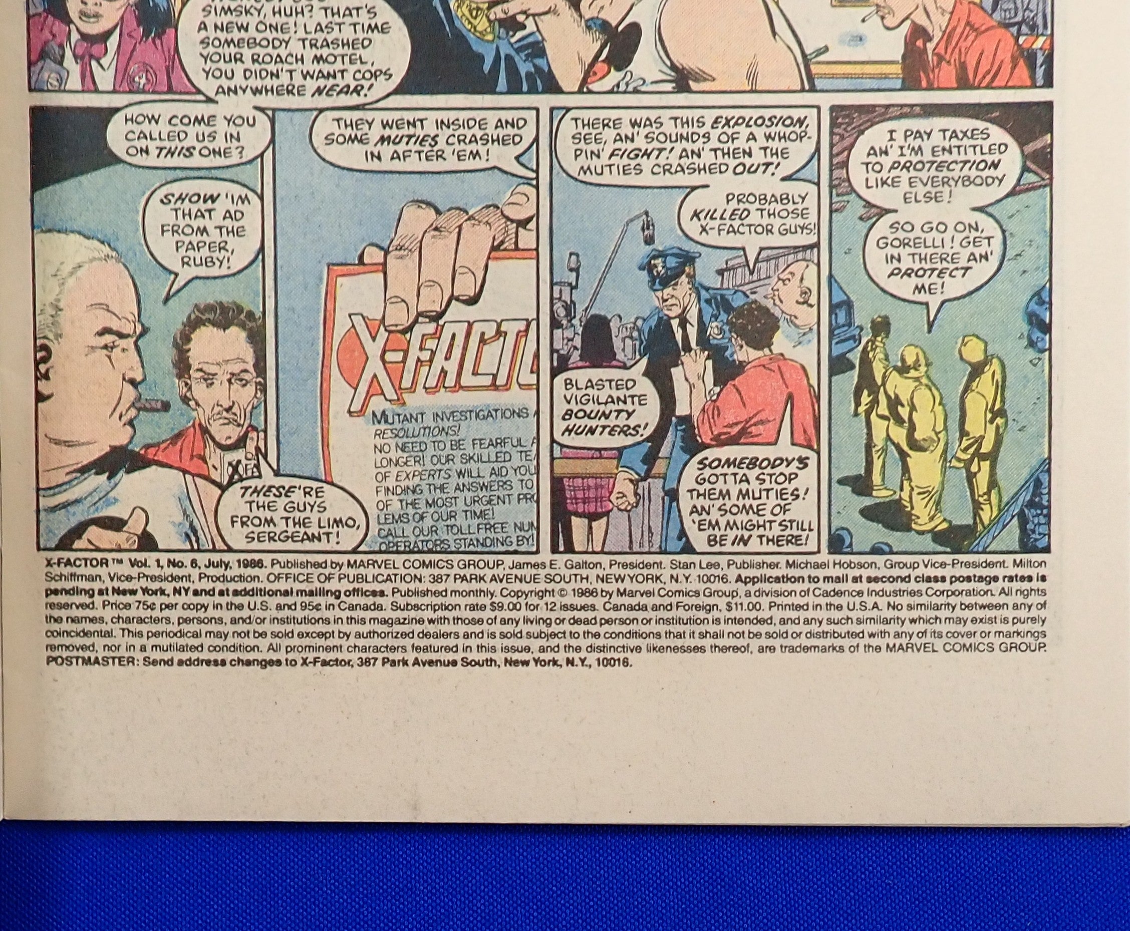 X-Factor #6 (1986) - VF/NM (9.0) - 1st Full App. Apocalypse