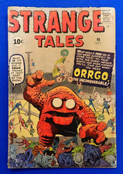 Strange Tales #90 (1961) - GD (2.0) - 1st App. Orrgo