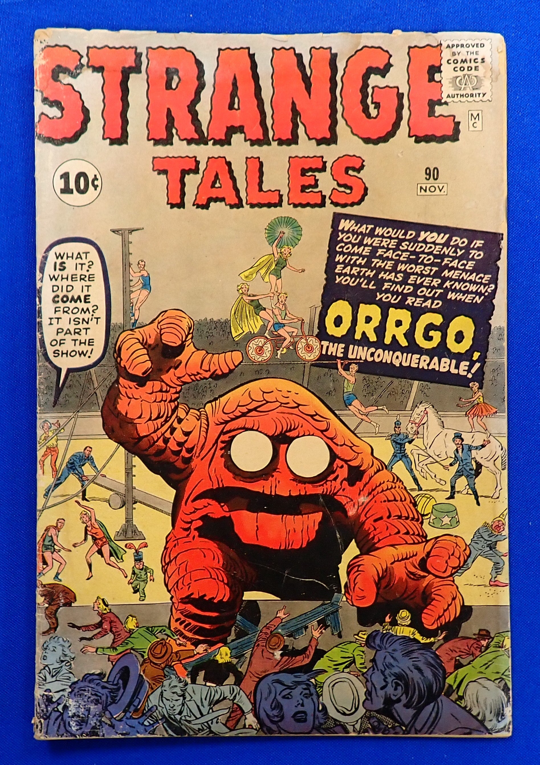 Strange Tales #90 (1961) - GD (2.0) - 1st App. Orrgo